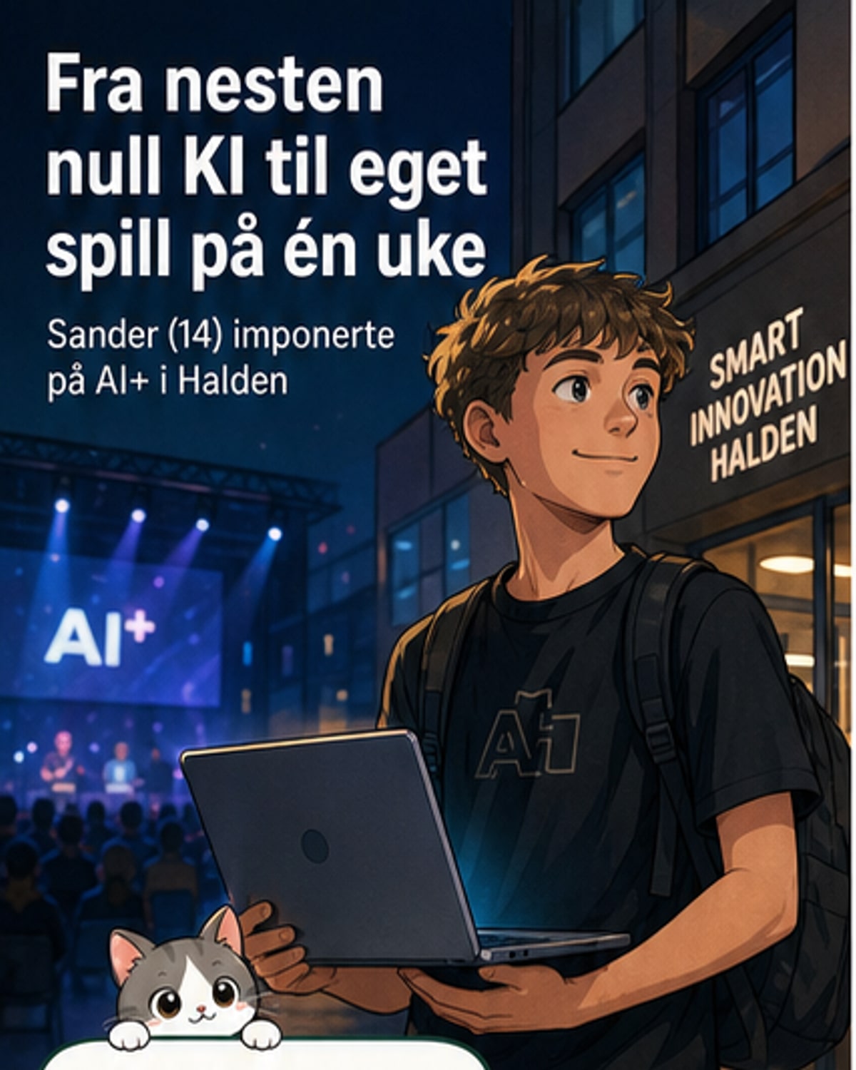 14-åring laget sitt eget spill på én uke