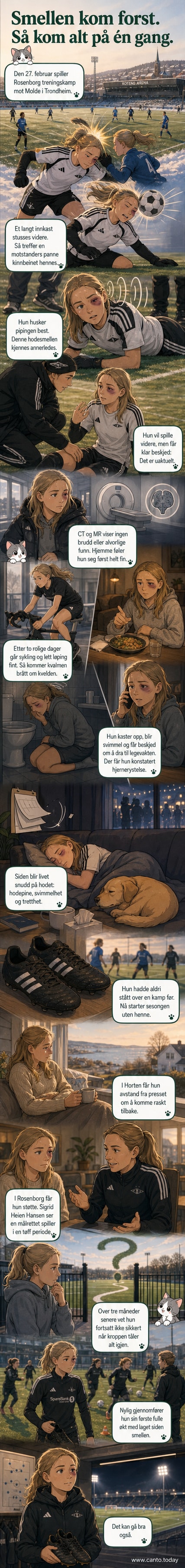 Oline Brekke Fuglem sitter på sofaen med hunden sin, og ser ut gjennom vinduet.