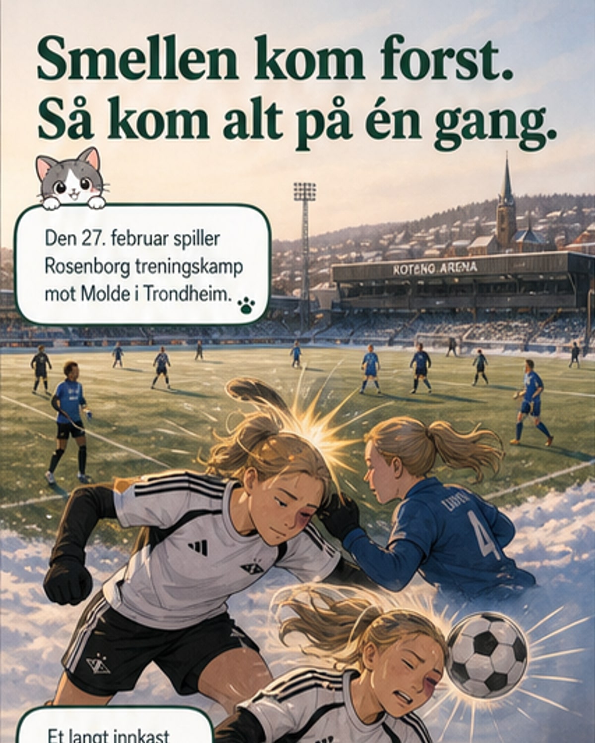 Oline Brekke Fuglem sitter på sofaen med hunden sin, og ser ut gjennom vinduet.