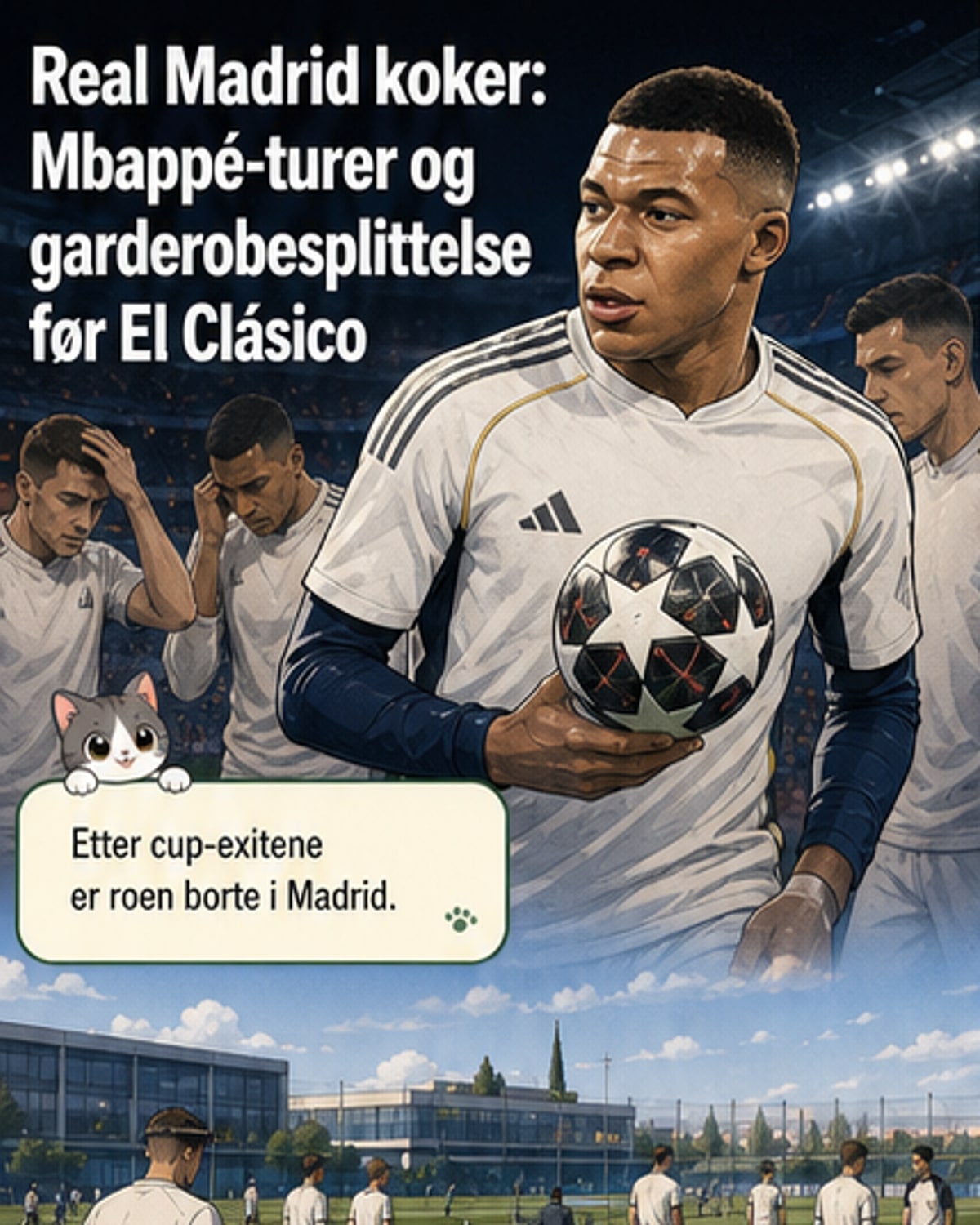 Splittelse i Real Madrids garderobe