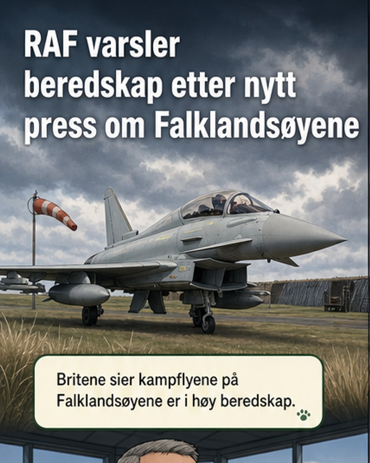 Britene klar for kamp om Falklandsøyene