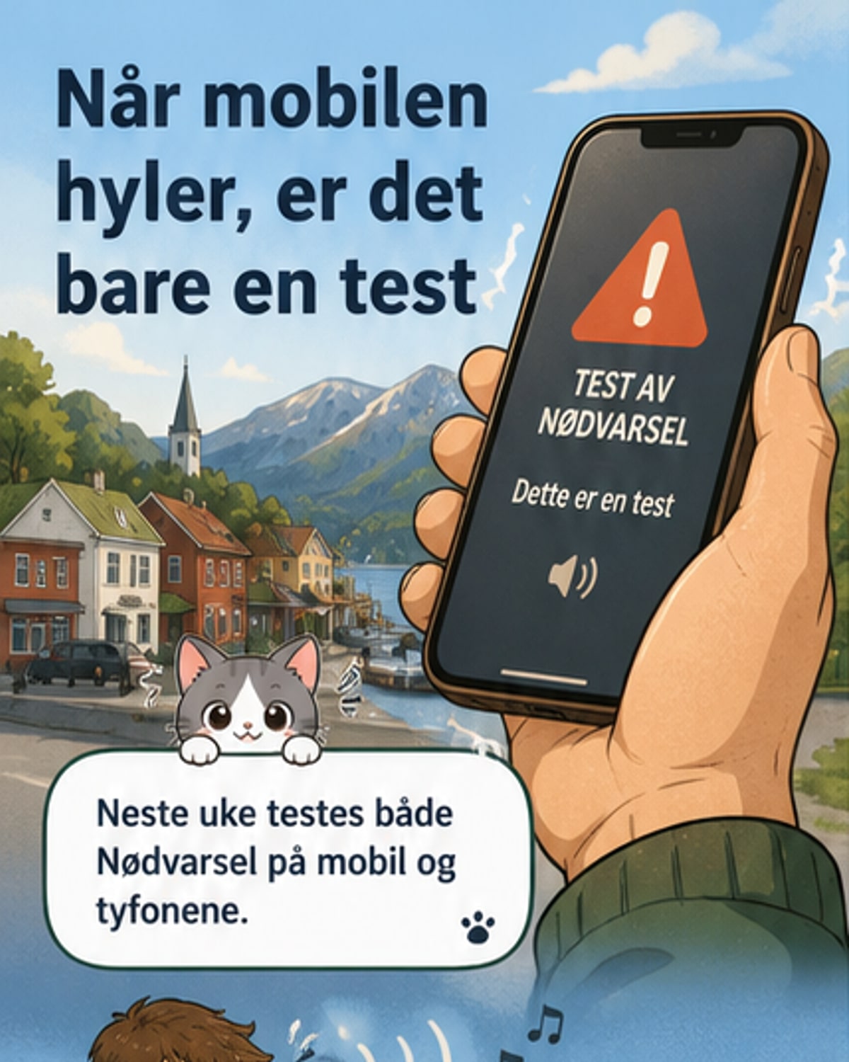 Norge tester nasjonalt varslingssystem