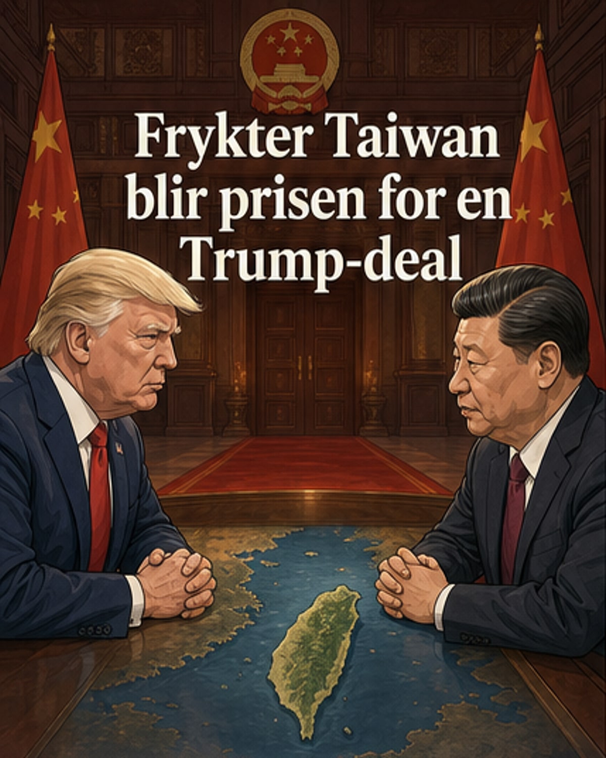 Kan Trump forhandle bort Taiwan?