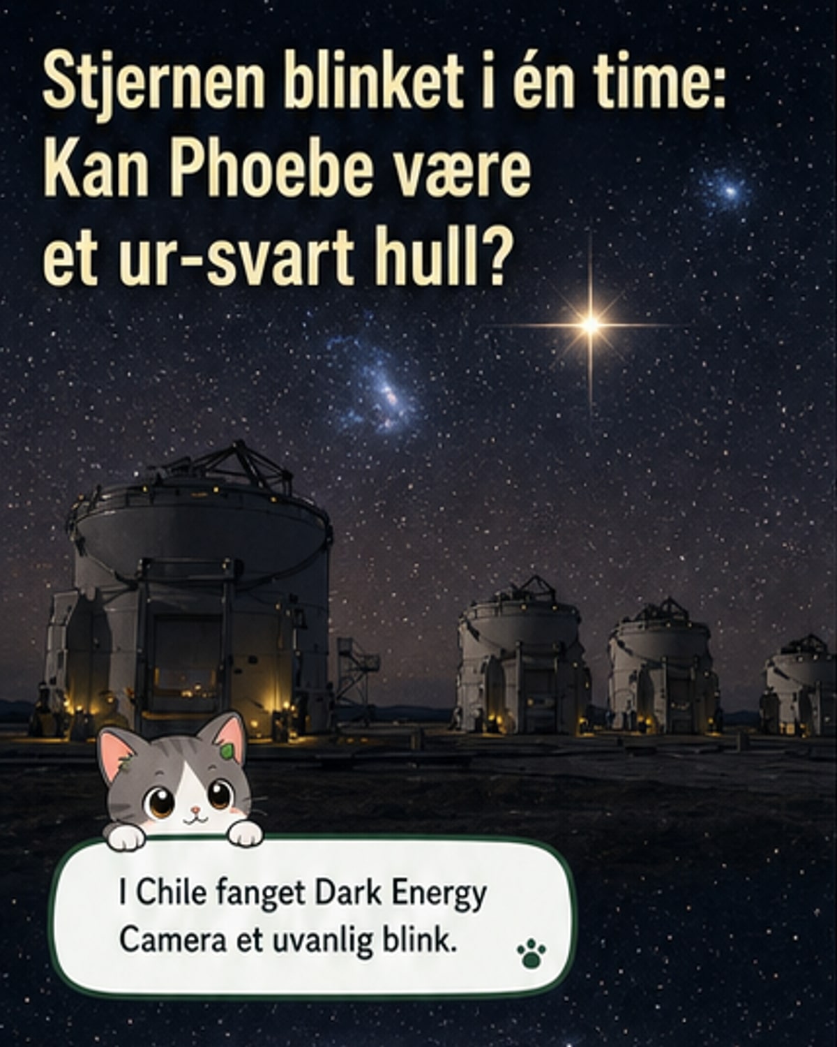 Et lite objekt, et stort mysterium