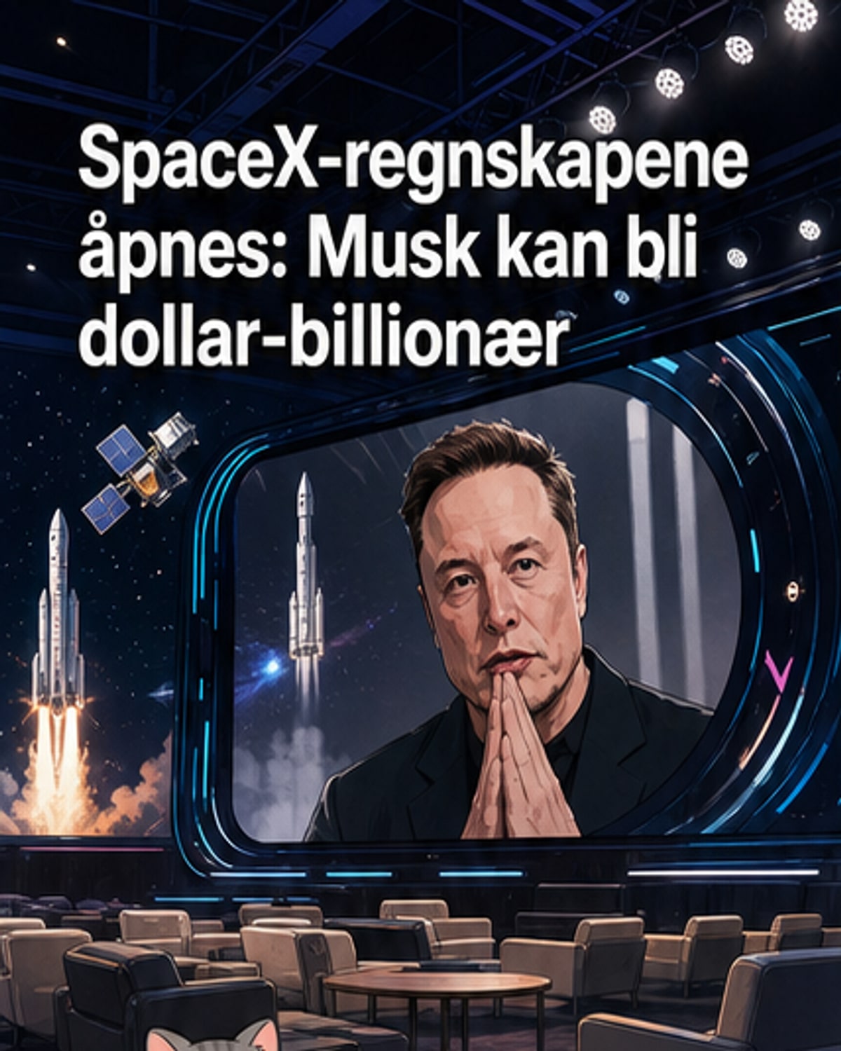 Musk får gullkantet opsjon hvis han koloniserer Mars