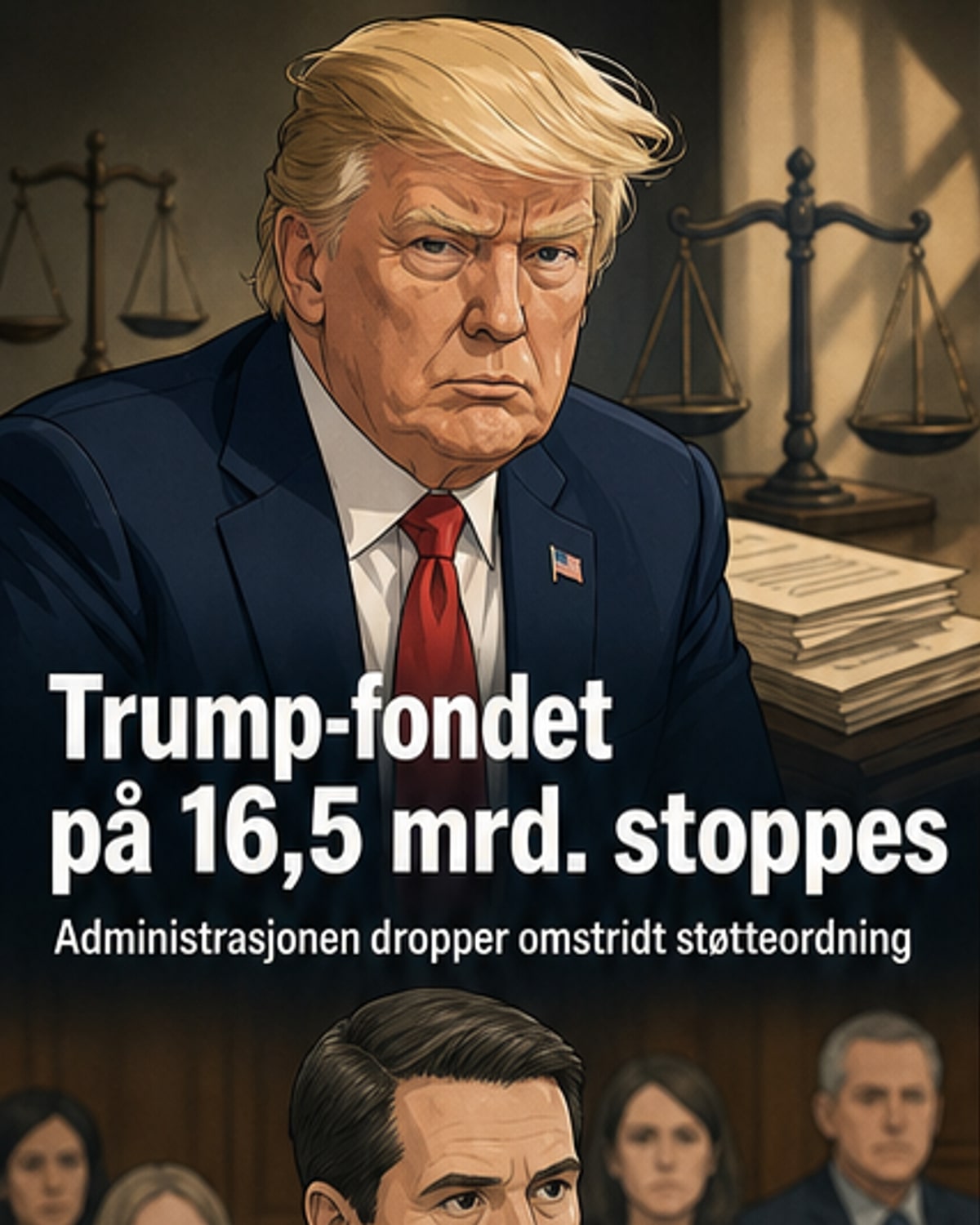 Trumps plan om milliardfond stanses