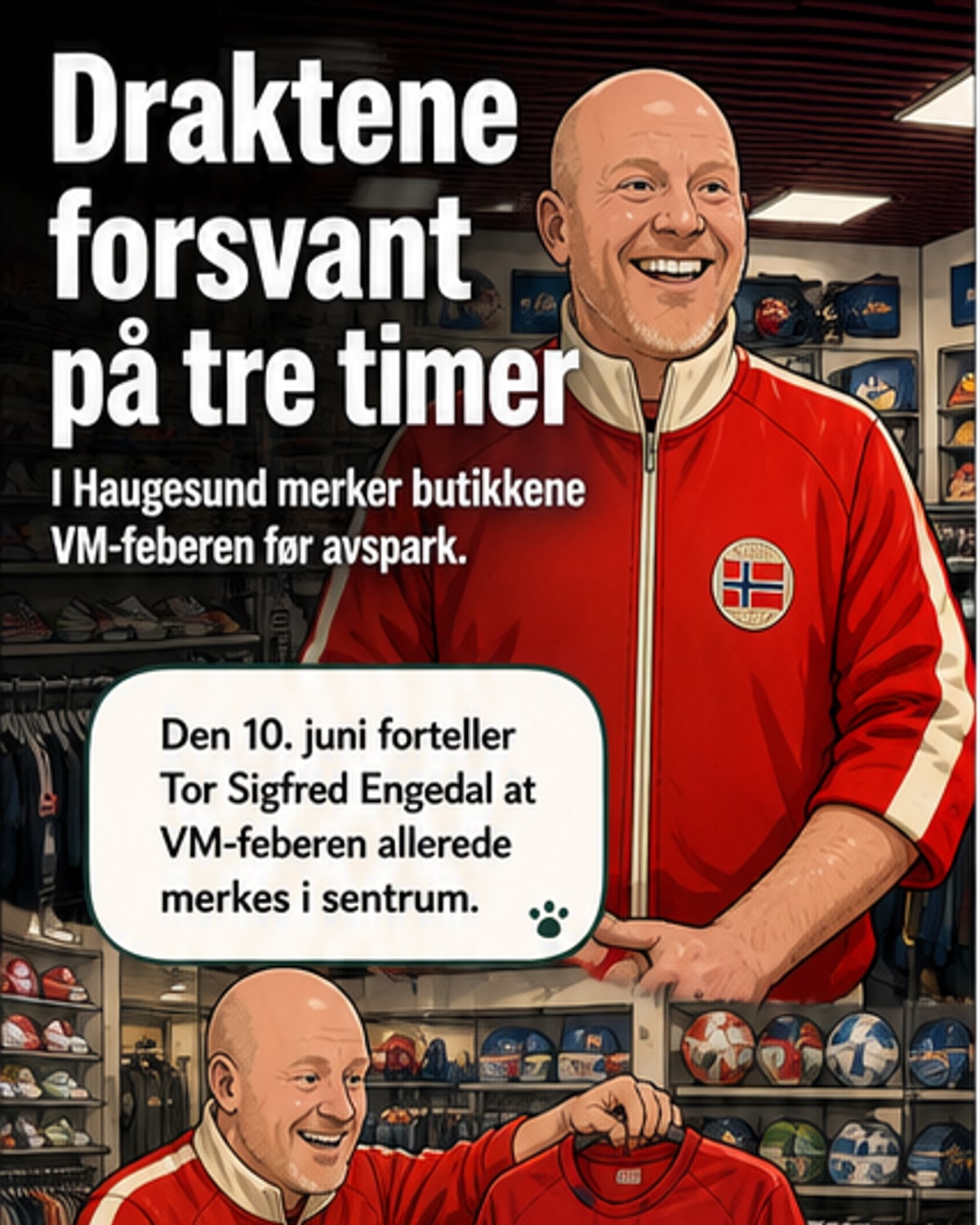 Norge-VM: Drakter solgt på tre timer