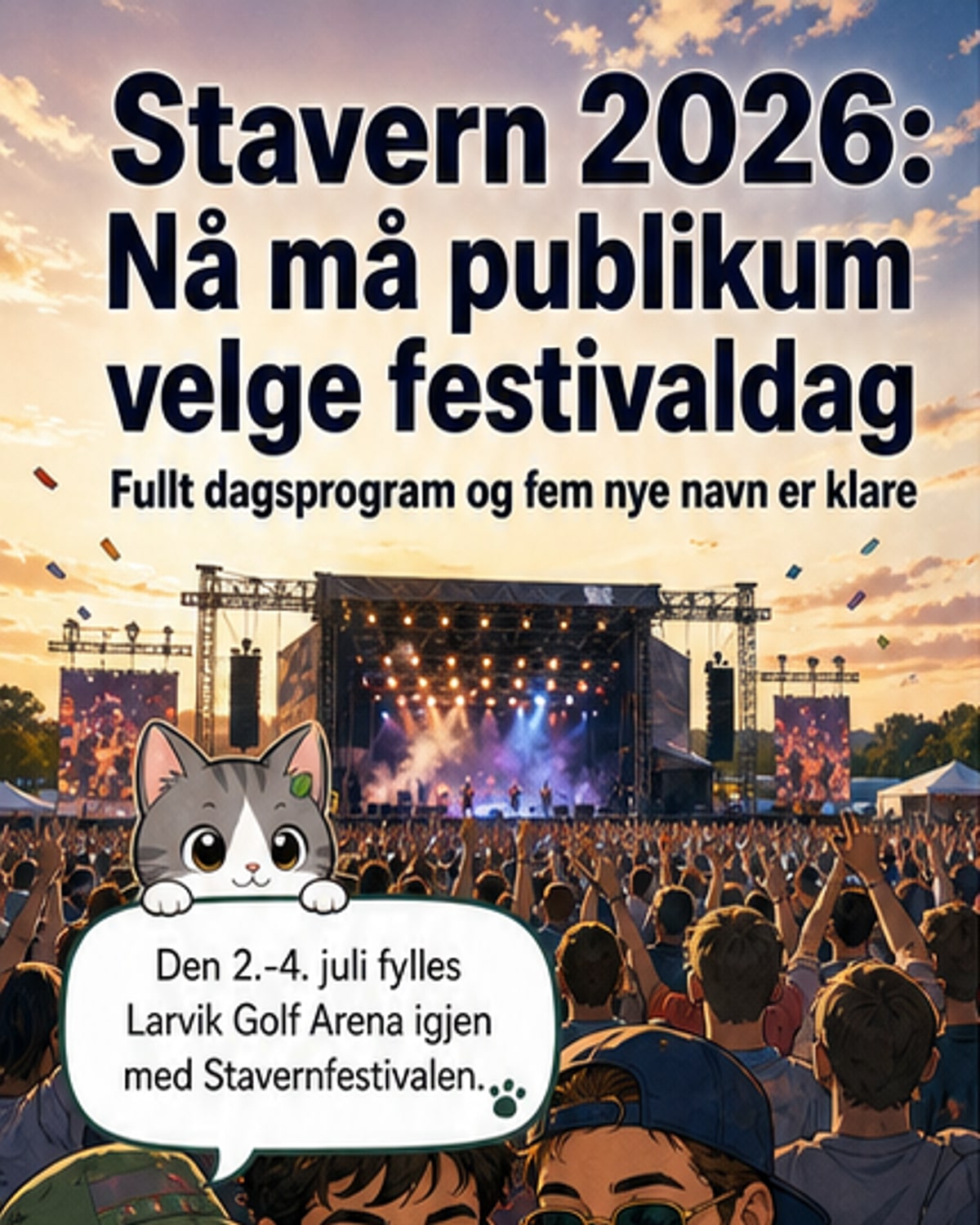 Stavernfestivalen 2026: Fullt dagsprogram avslørt