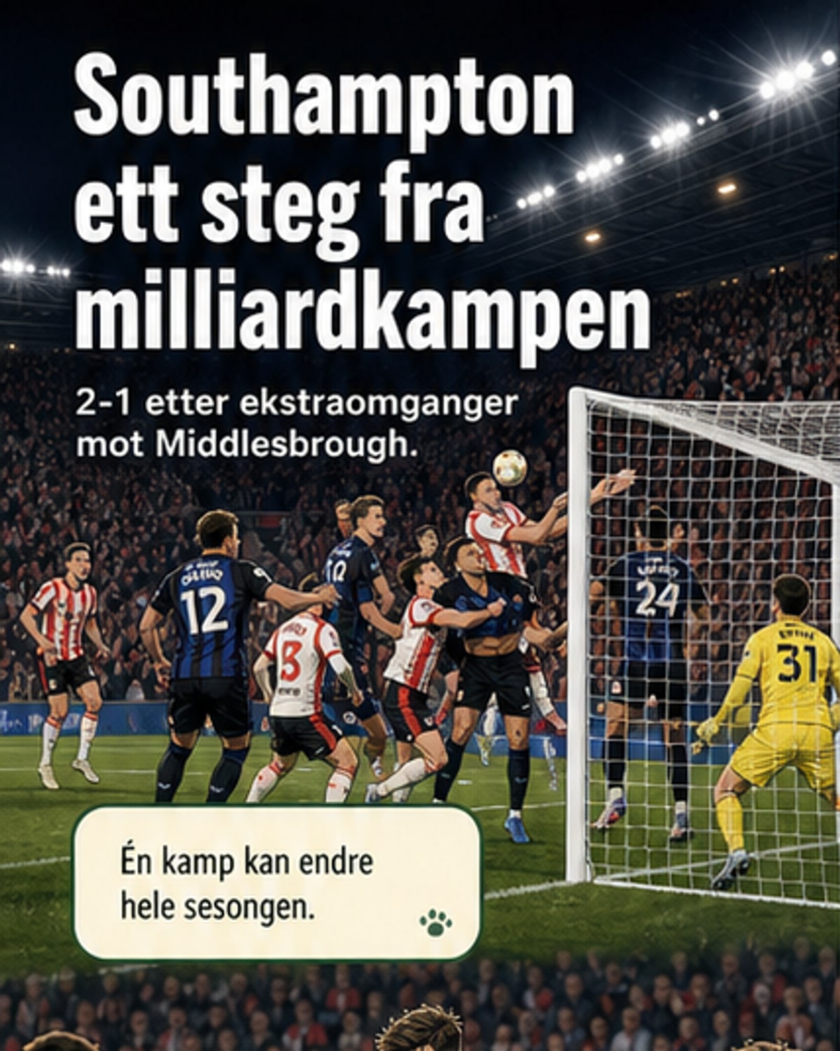 Sønderhampton på vei tilbake til PL