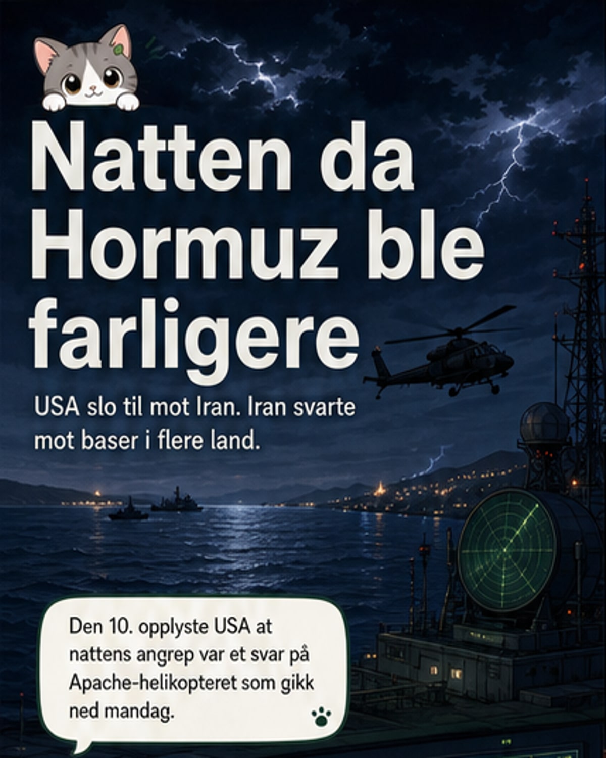 USA og Iran i nattens skytteveksling
