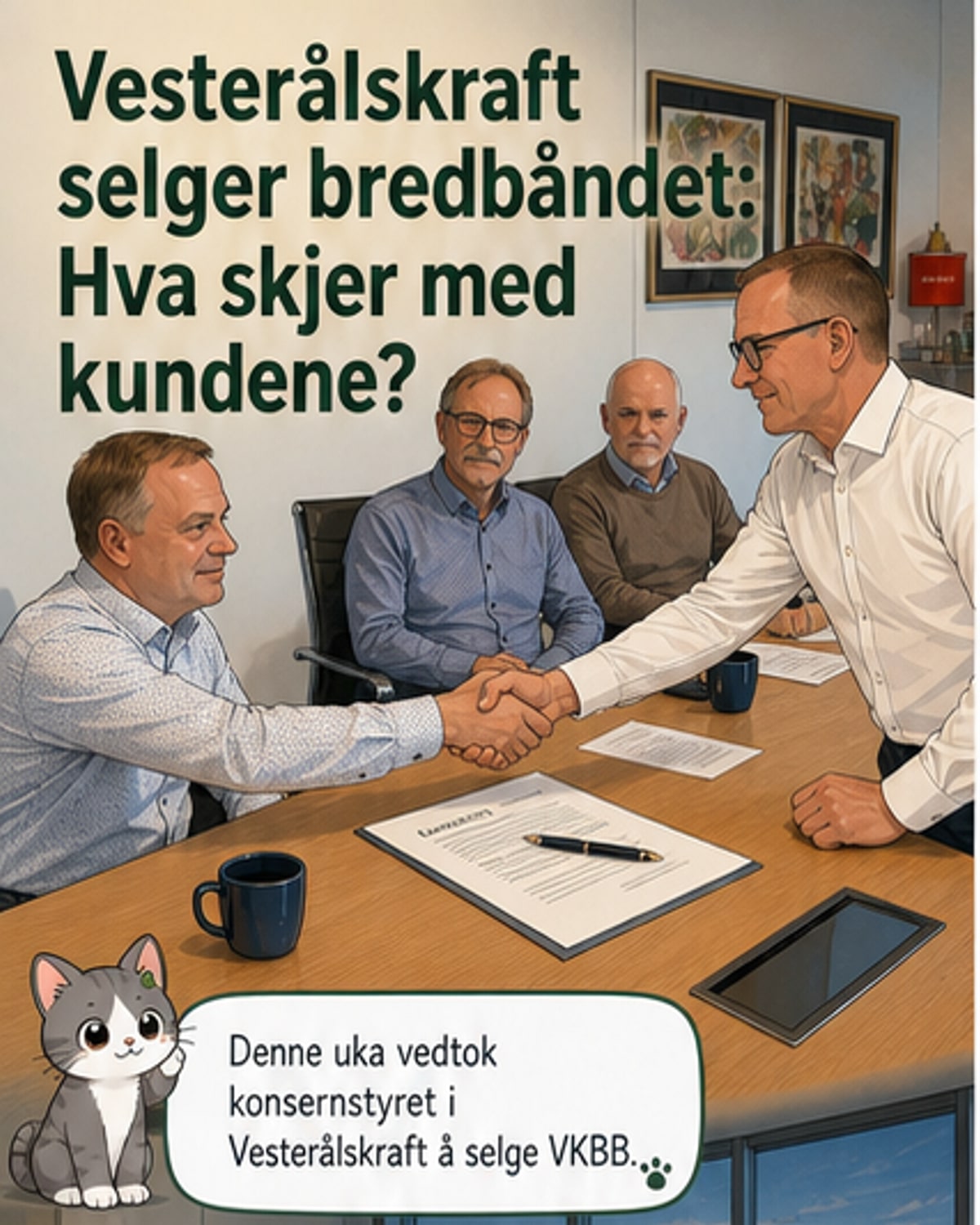 Vesterålskraft selger bredbåndsselskap
