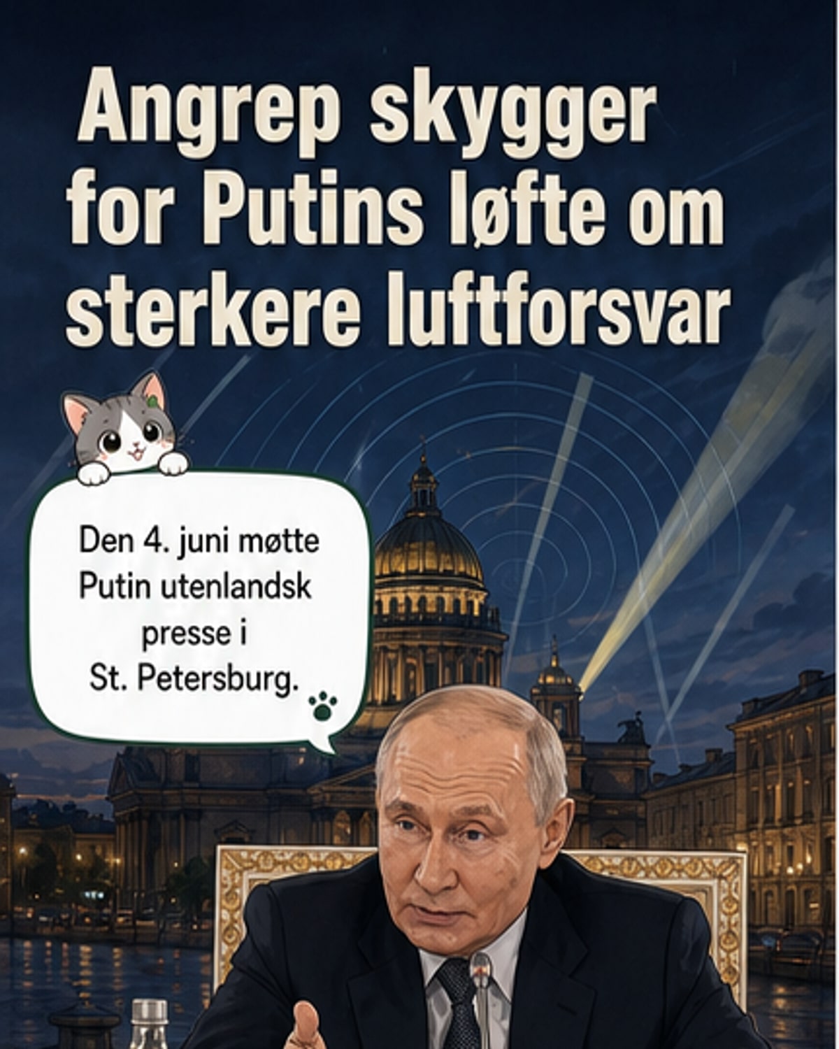 Putins plan for styrket luftforsvar