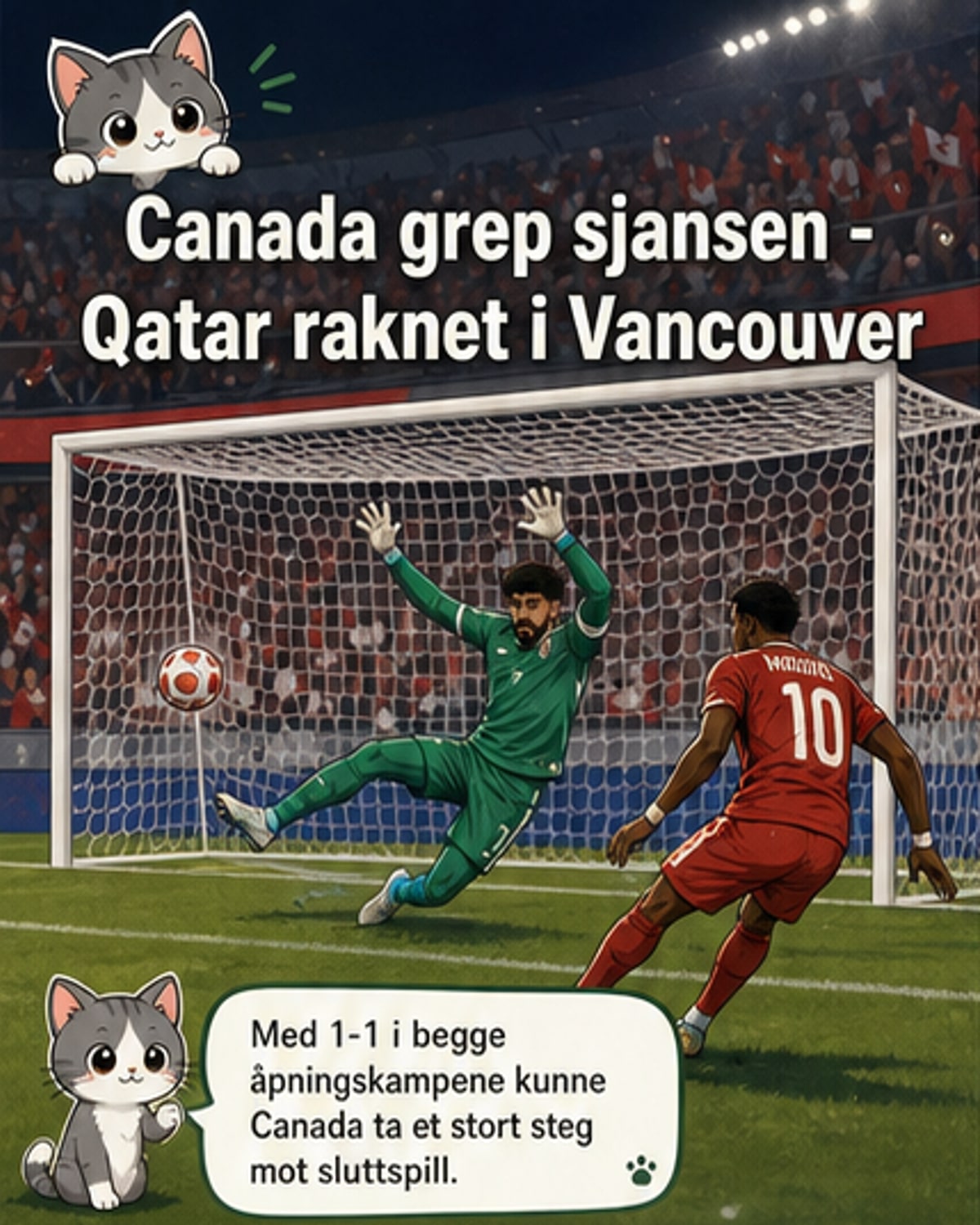 Canada knuste Qatar 6–0