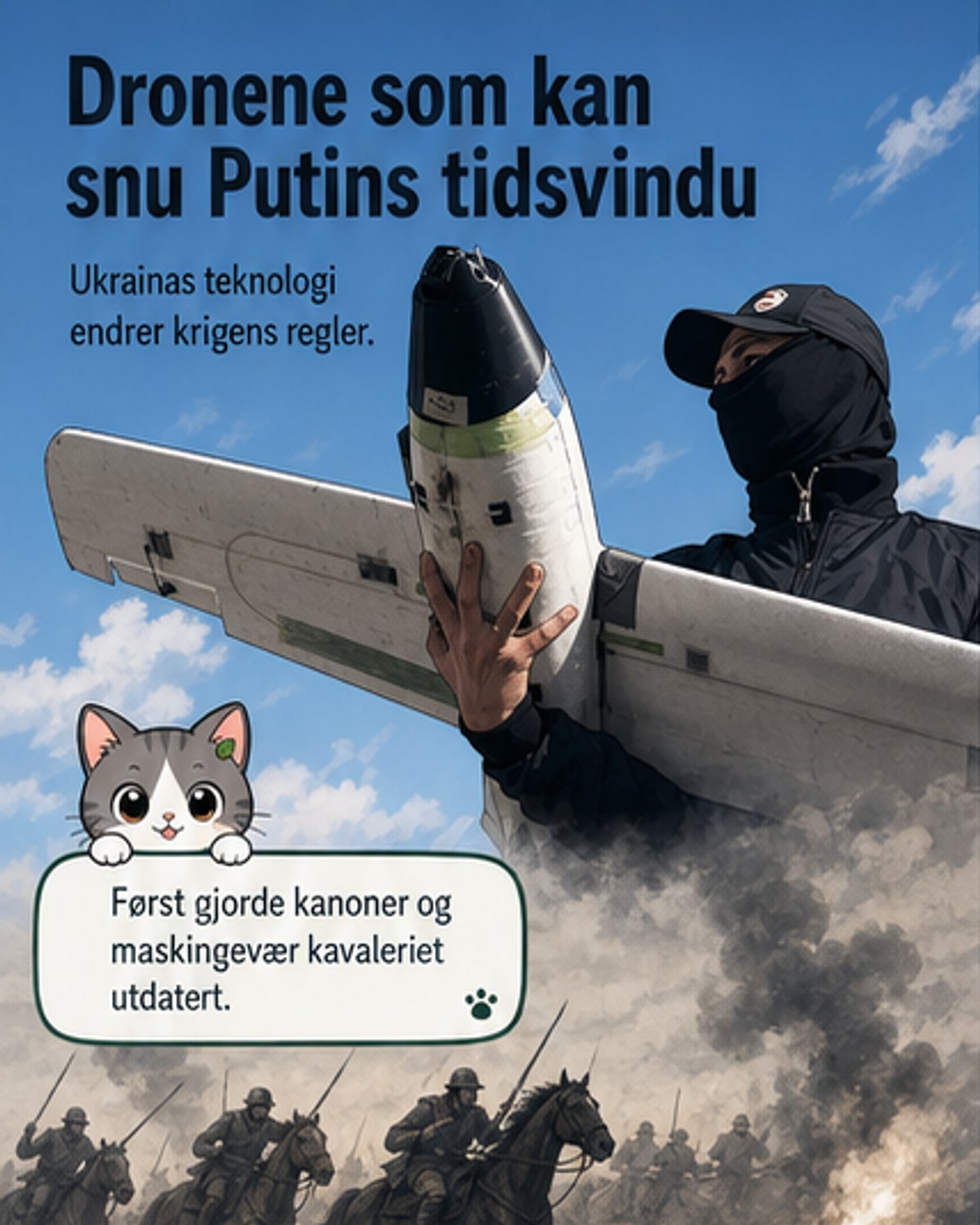 Droner endrer krigen for alltid