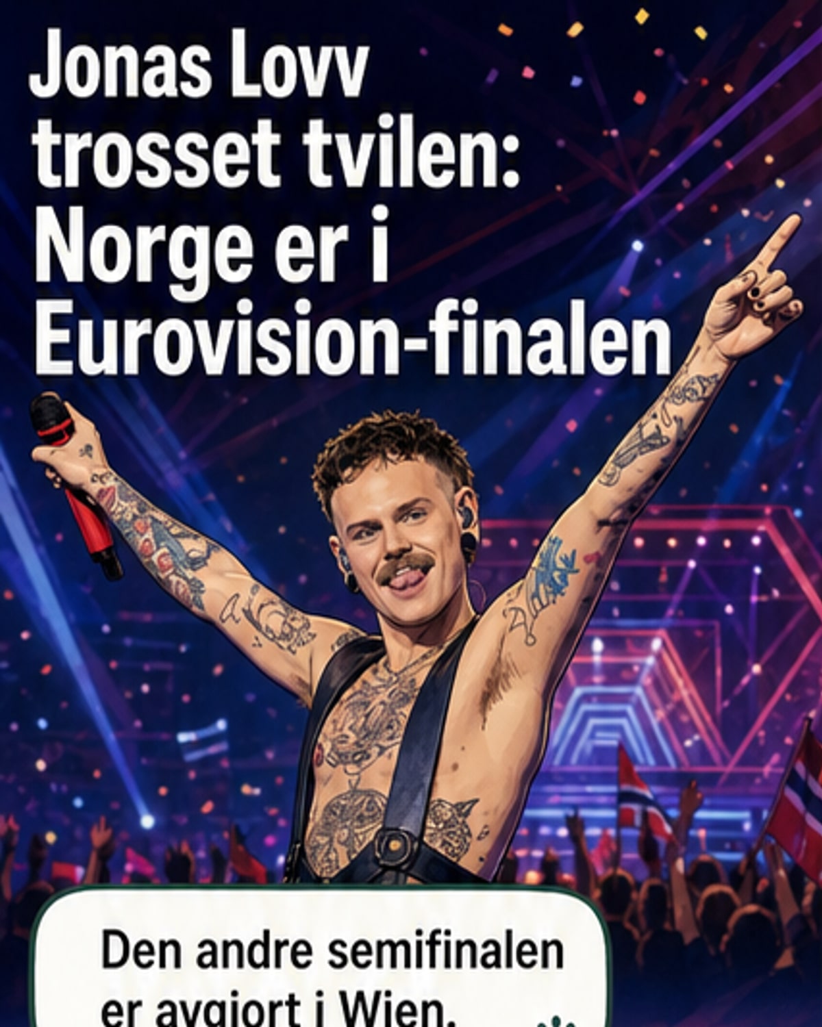 Jonas Lovv til Eurovision-finale