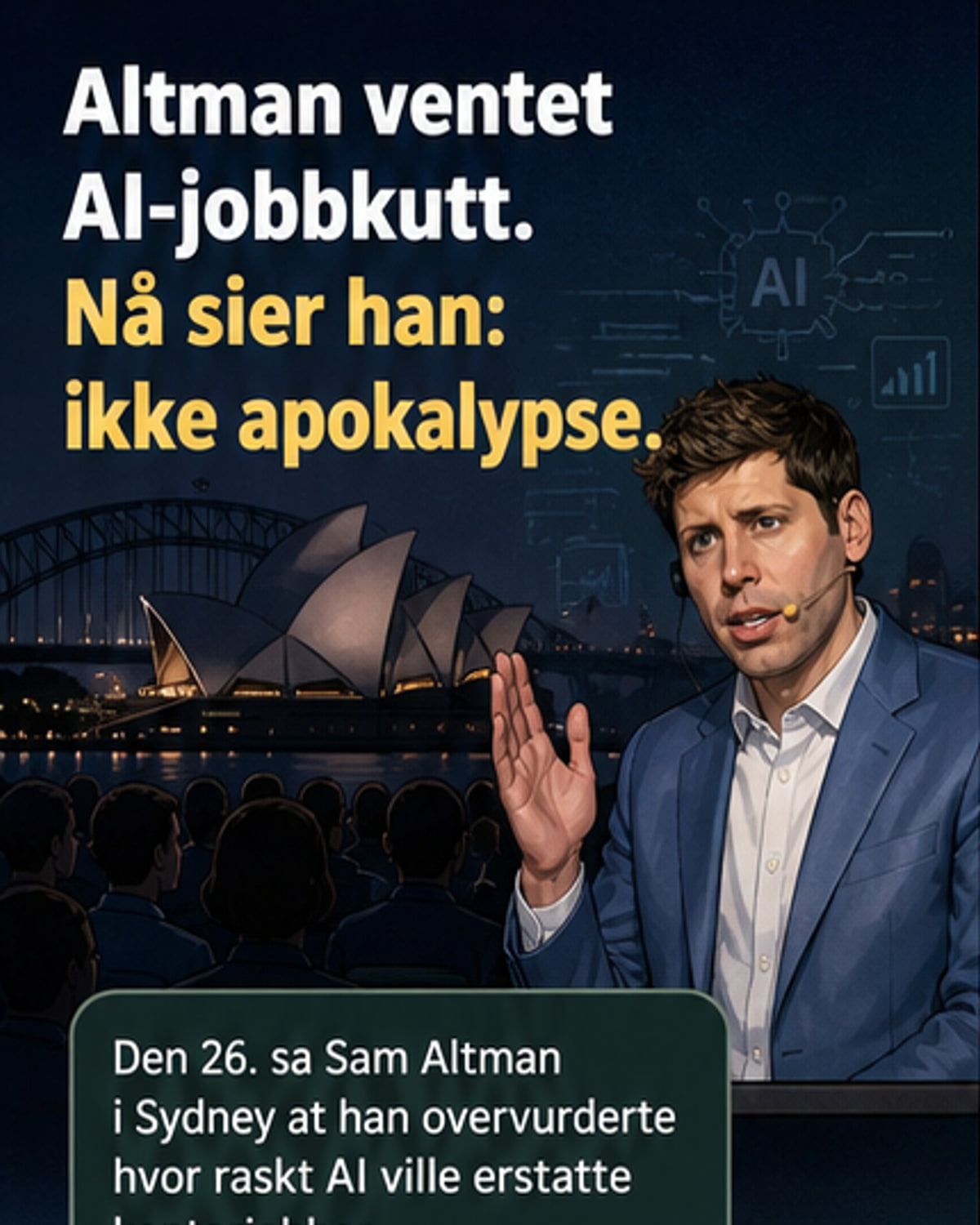 AI vil ikke utløse jobbapokalypse