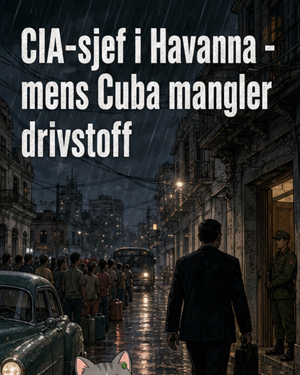 CIA-sjefen på overraskende besøk i Cuba