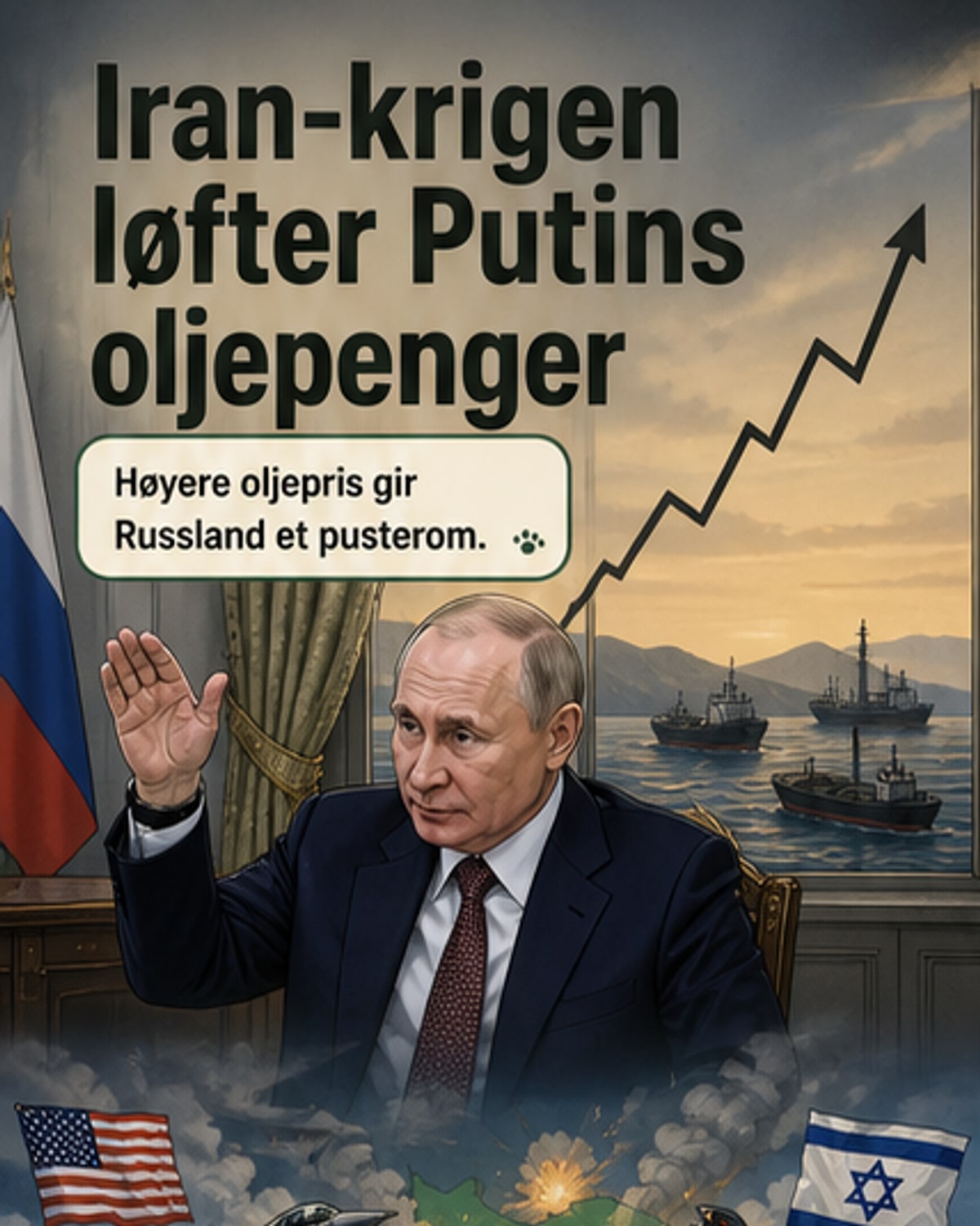 USA styrker Putins krigskasse