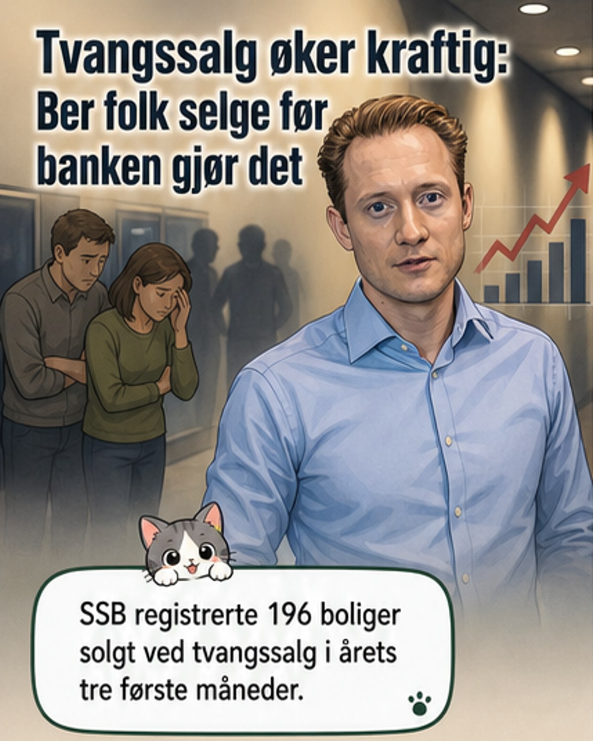 Tvangssalg av boliger øker kraftig