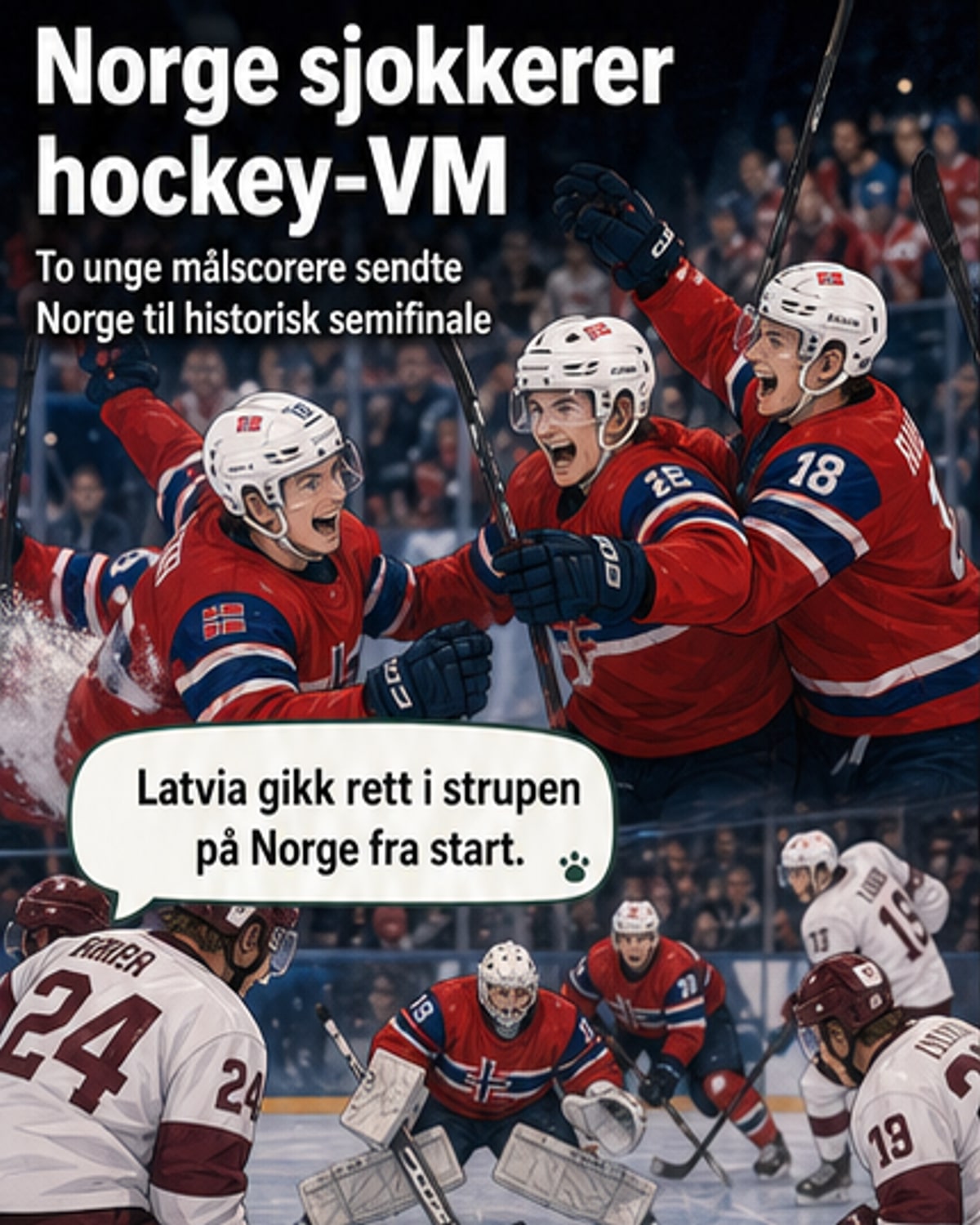 Norge skaper ishockey-historie