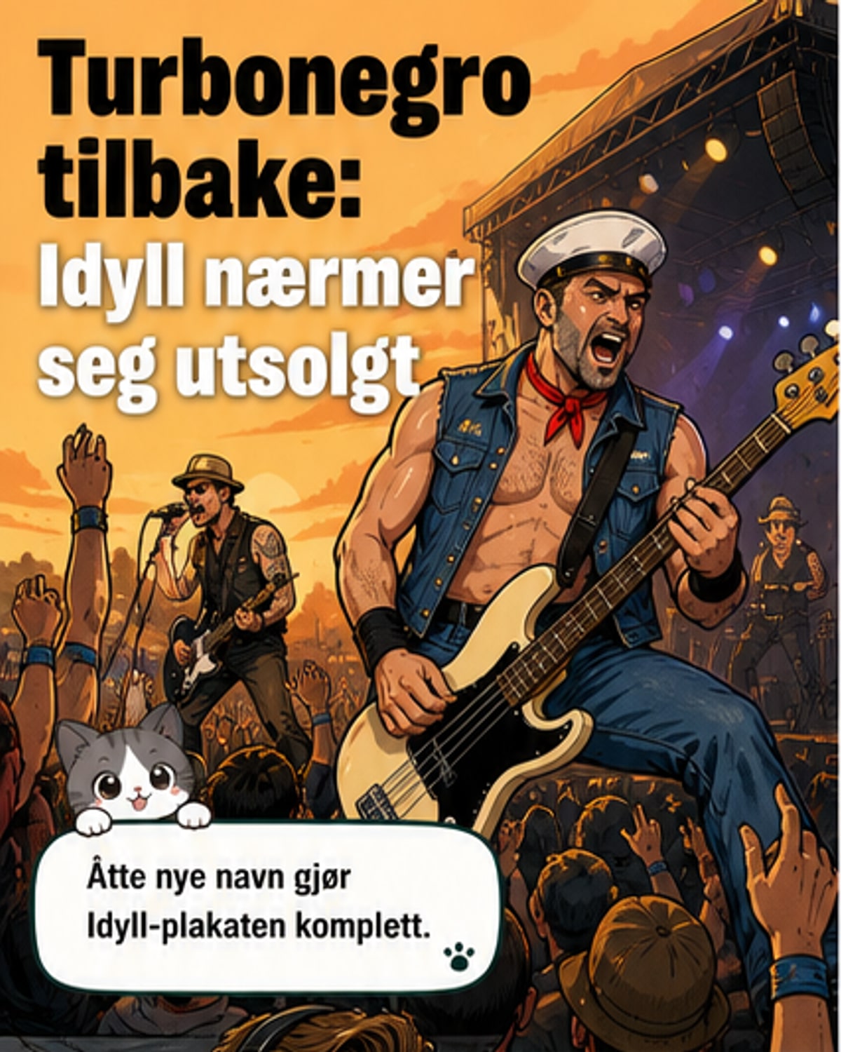 Idyll avslører åtte nye navn