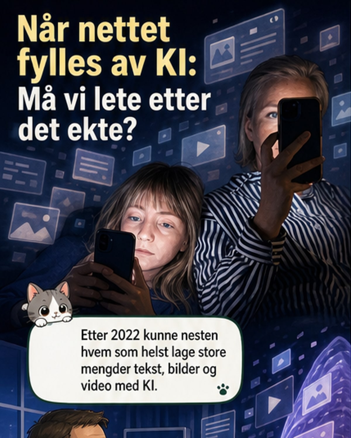 99 % av nettinnholdet blir kunstig