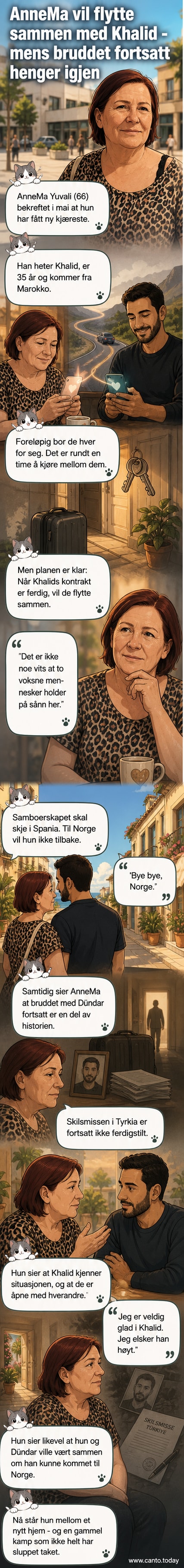 AnneMa Yuvali smiler ved en bil, med utsikt over et solfylt landskap i bakgrunnen.