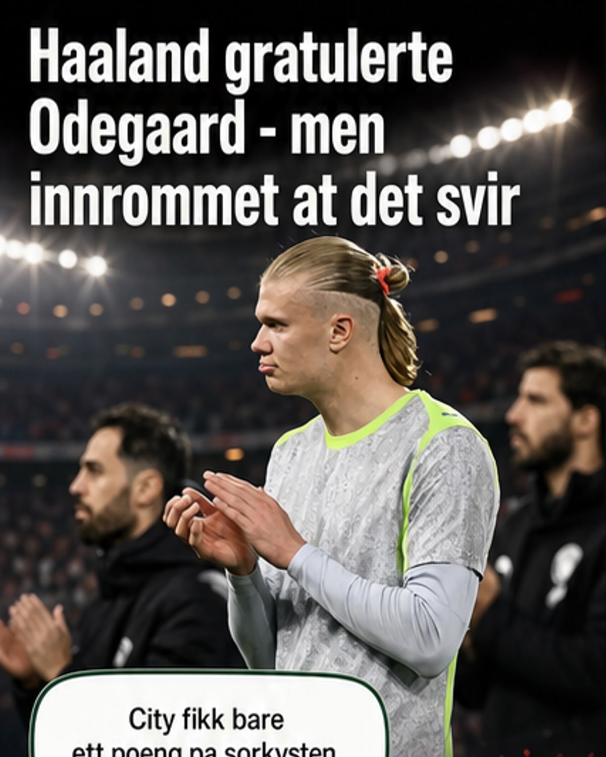 Haaland gratulerer Ødegaard etter ligaseier