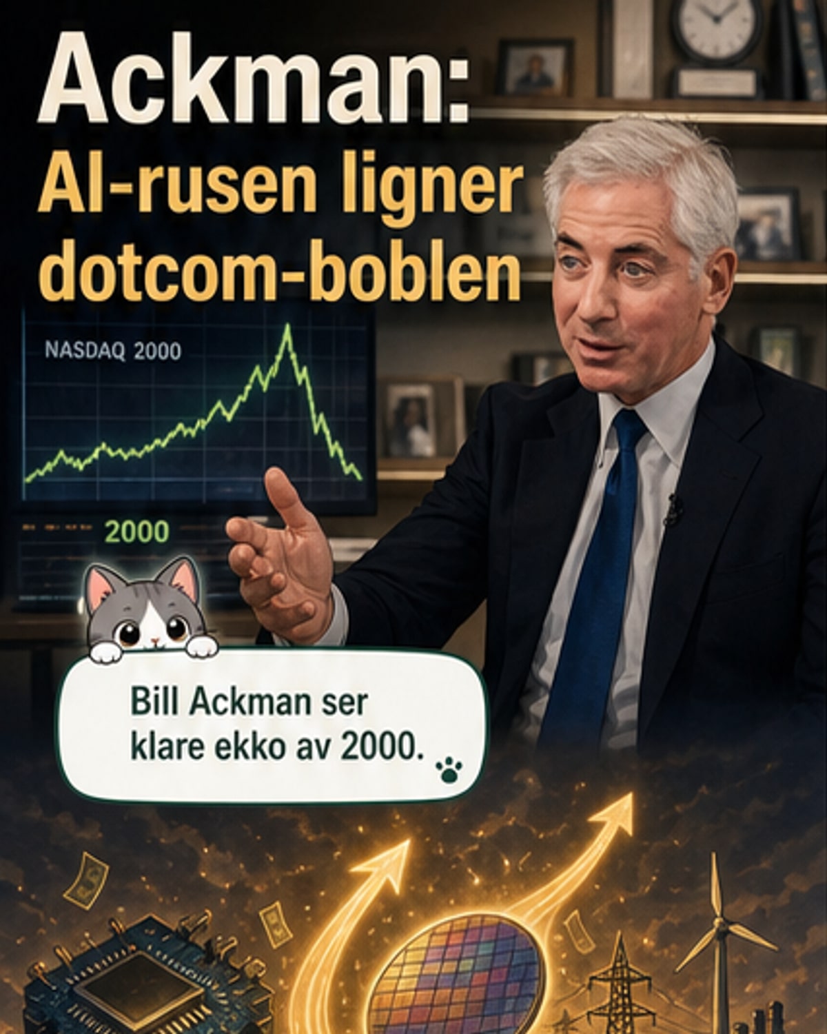 Ackman ser ekko fra dotcom-boblen