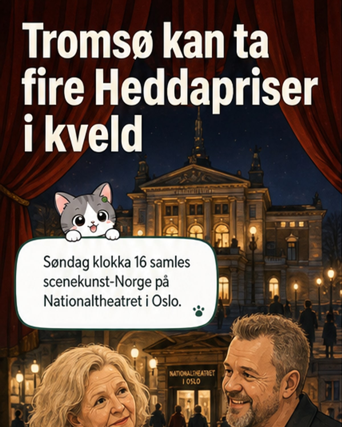 Tromsø-talenter på Hedda-scenen