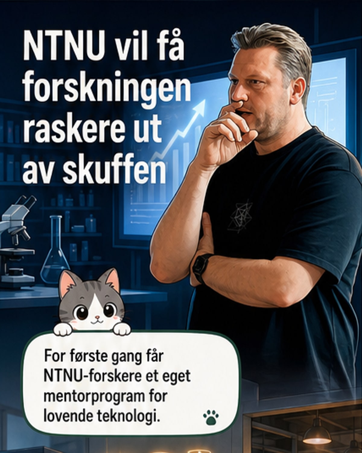 NTNU lanserer mentorprogram for forskere