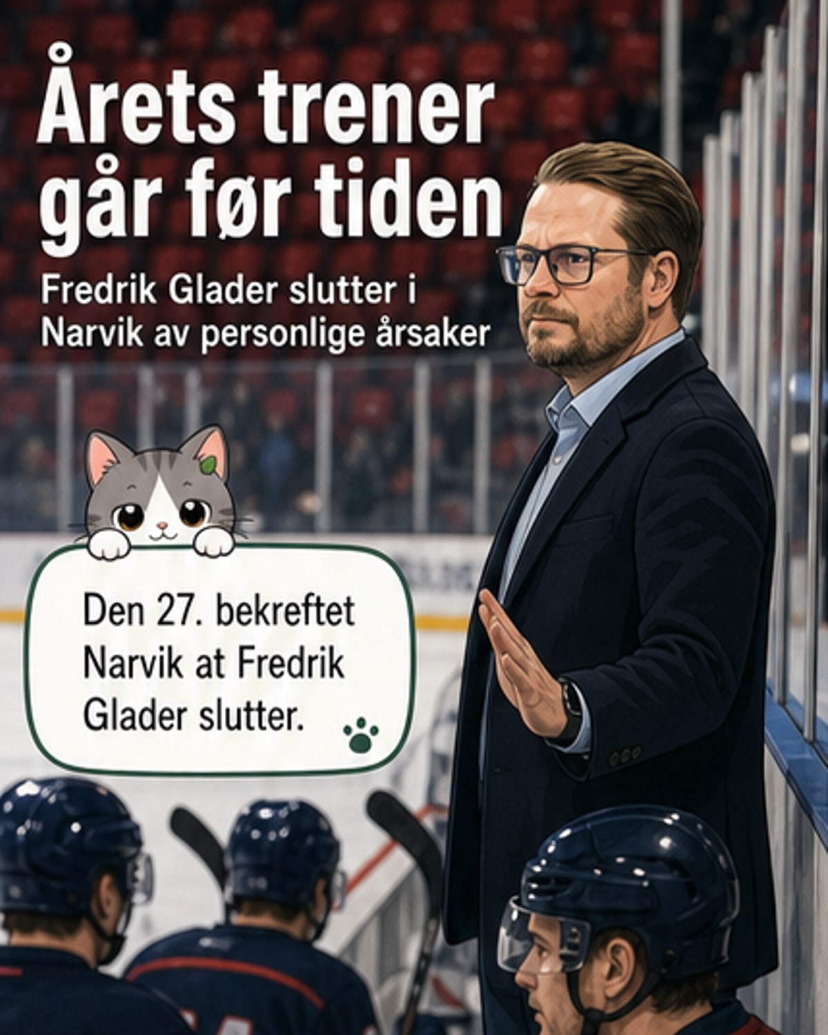 Narvik-trener går av av personlige grunner