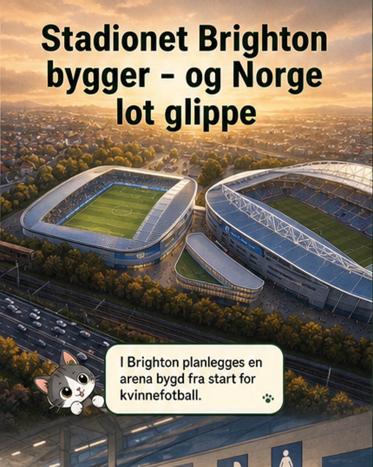 Verdens første kvinnestadion i Europa?
