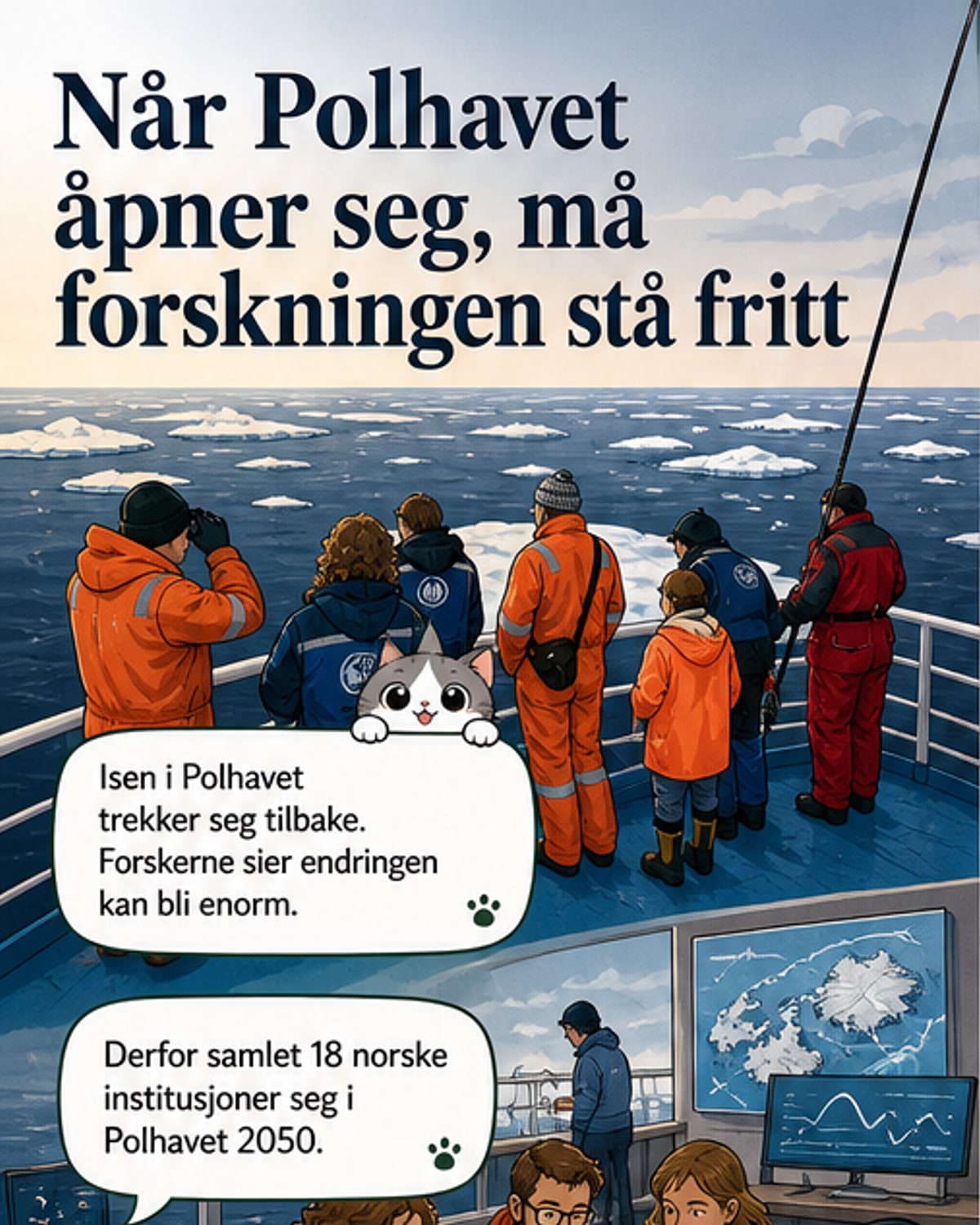 Norge tar ledelsen i polhavs-forskning