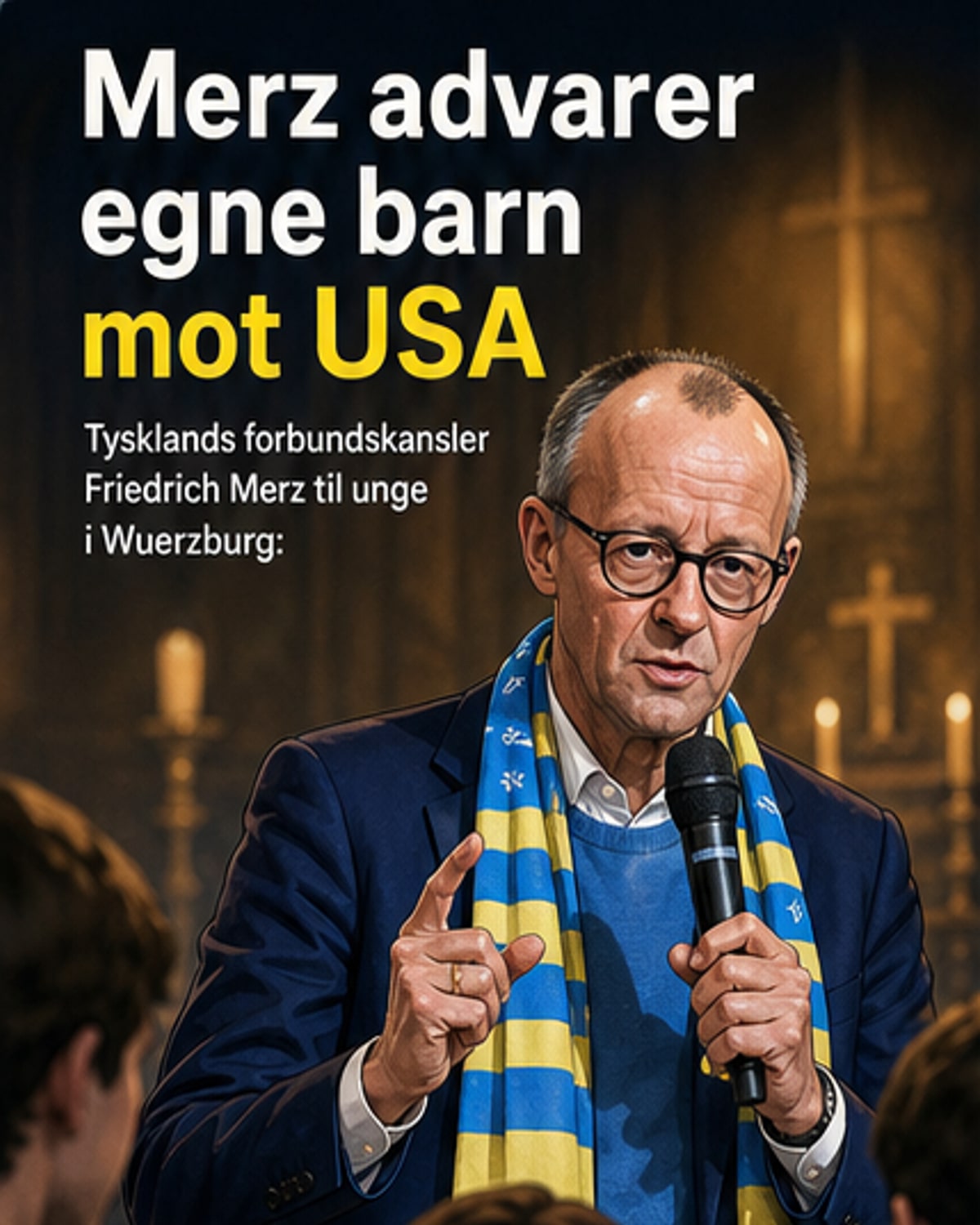 Tysk leder fråråder egne barn å flytte til USA