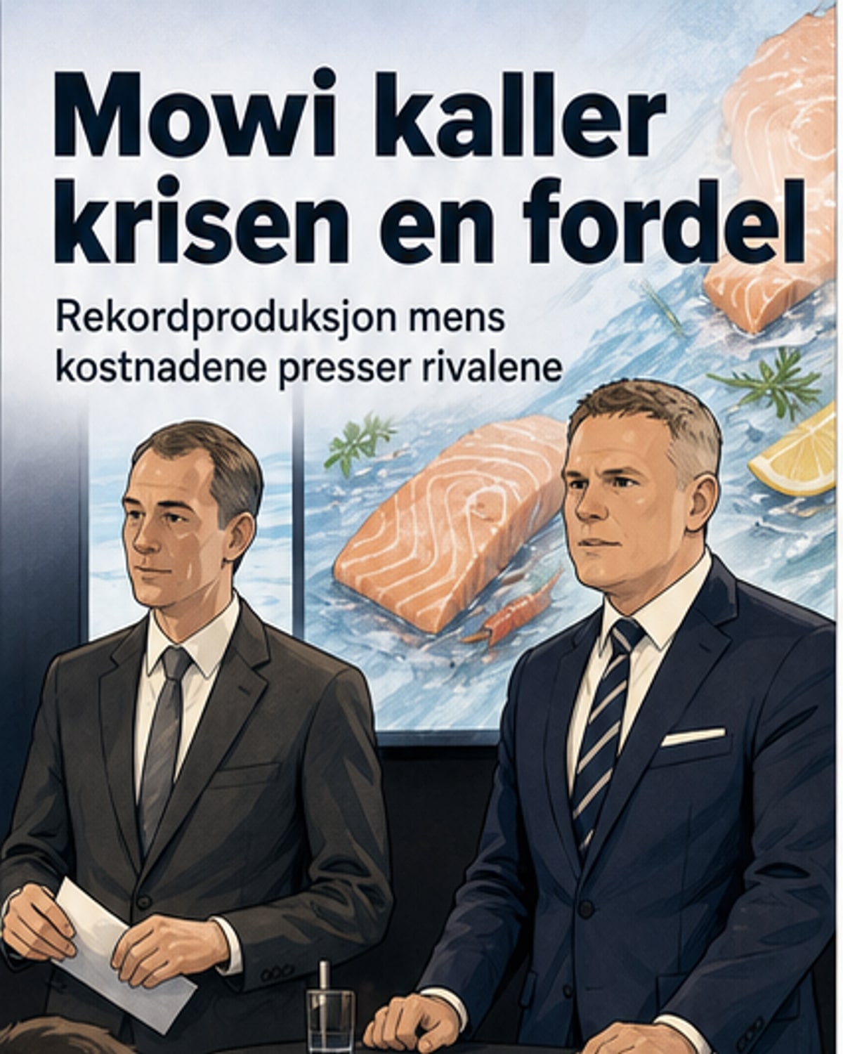 Mowi-sjefen blåser av «krisen»