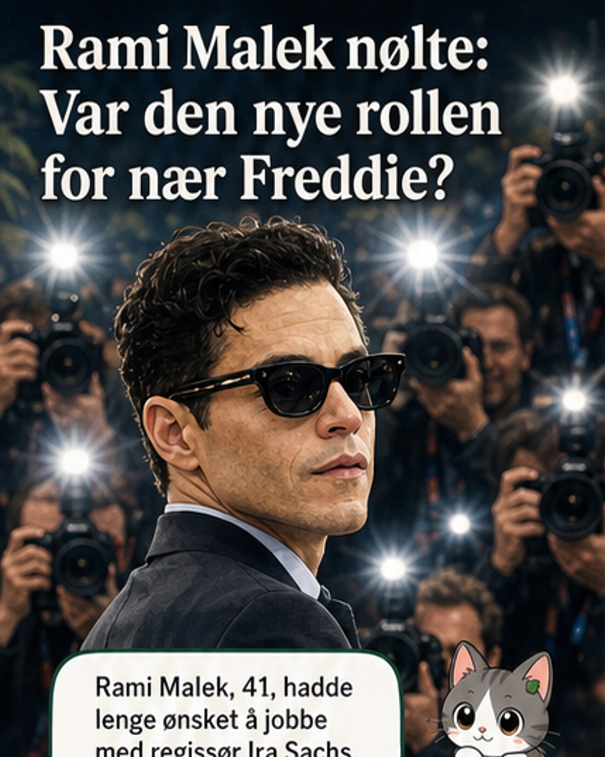 Rami Malek fryktet ny rolle etter Freddie