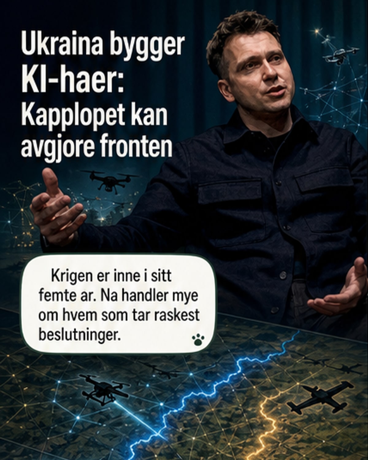 Ukraina bygger KI-drevet hær