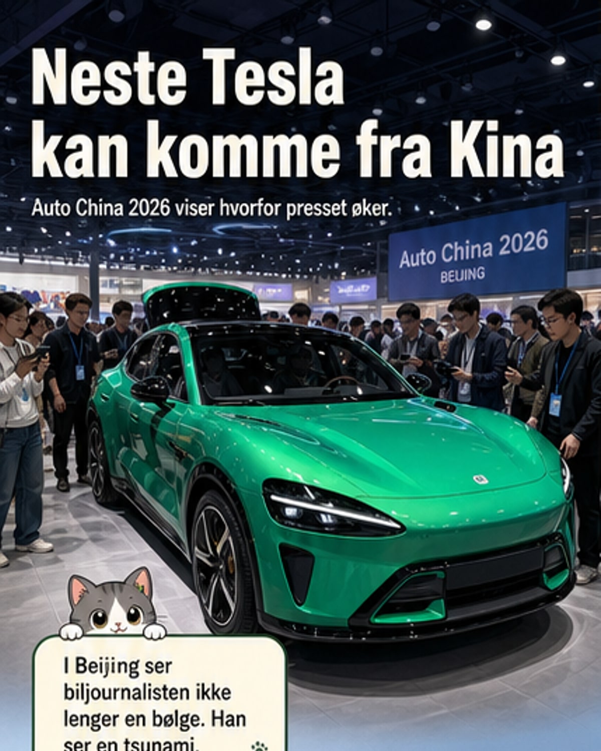 Neste «Tesla» kommer fra Kina
