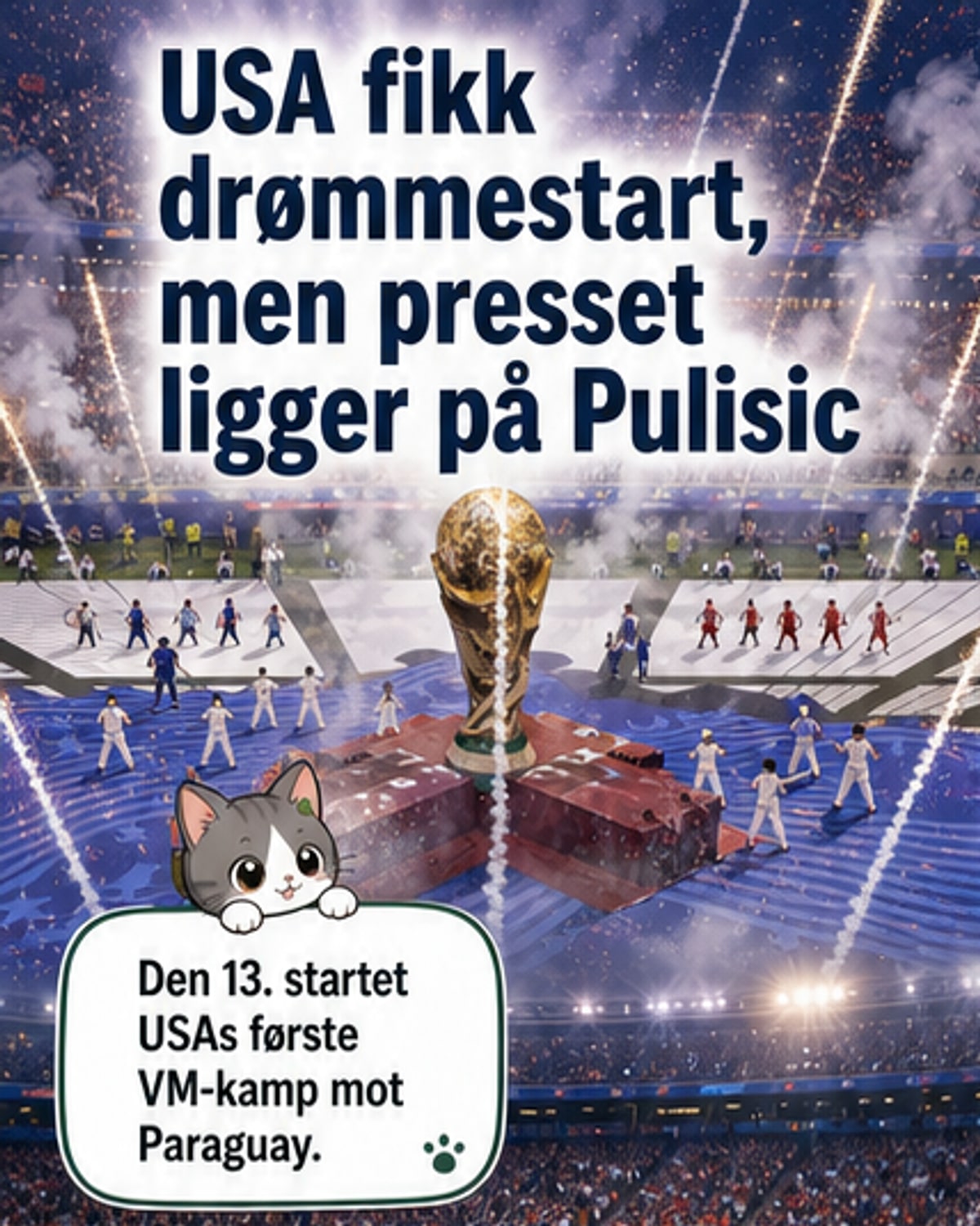 USA vant VM-åpningen mot Paraguay
