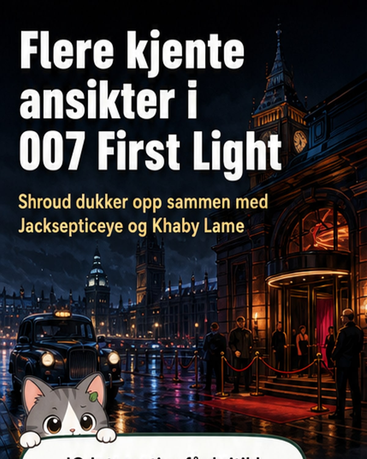 Spillstjerner i 007-heltenes klær