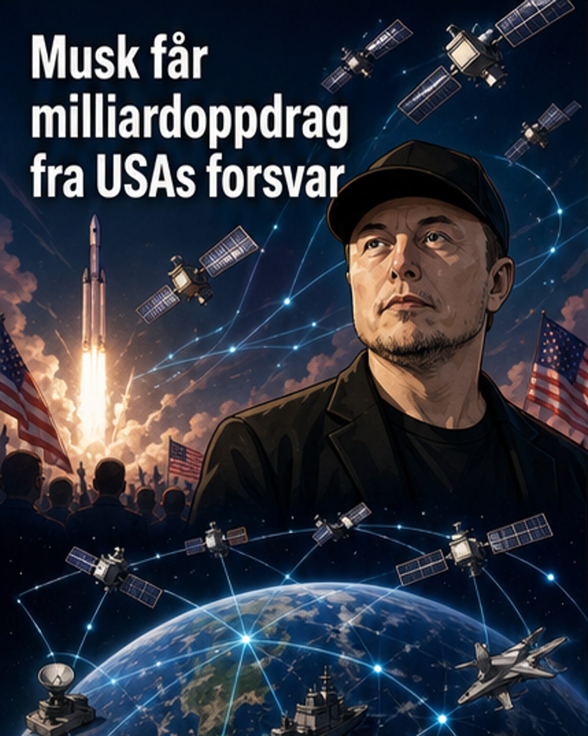 SpaceX får milliardoppgave fra Pentagon