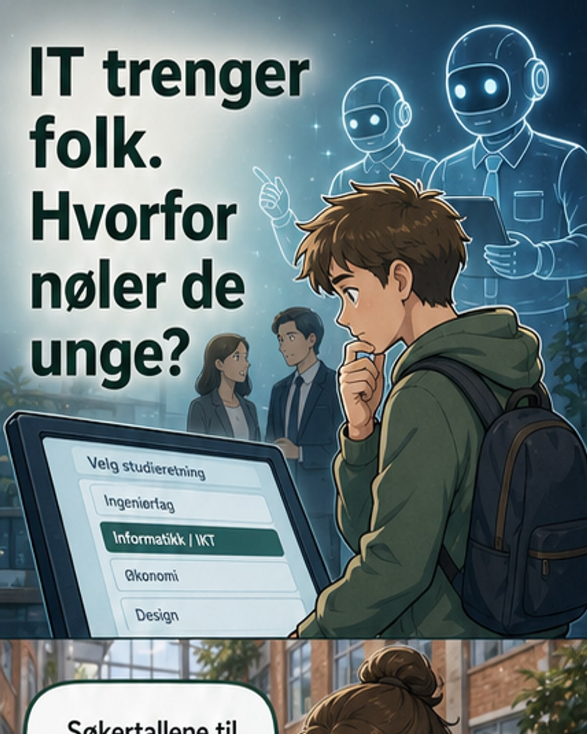 Har vi skremt bort unge fra IT?