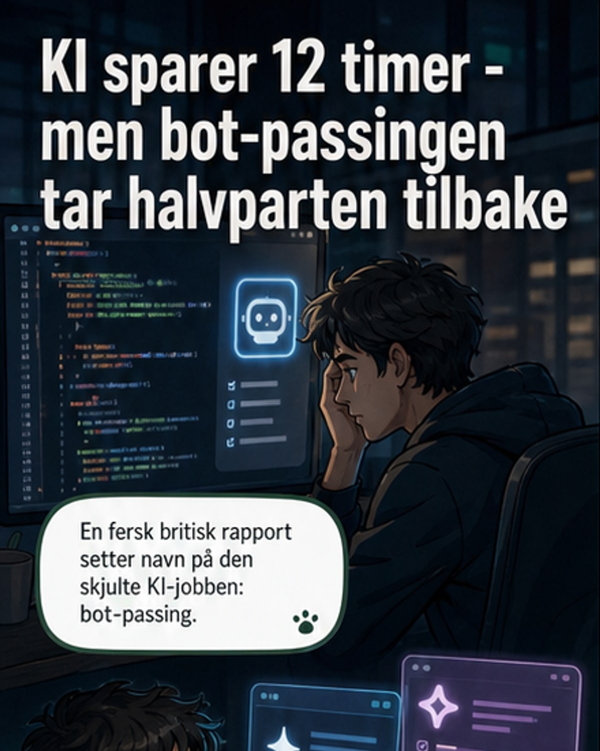 KI sparer tid – men feilene tar den tilbake