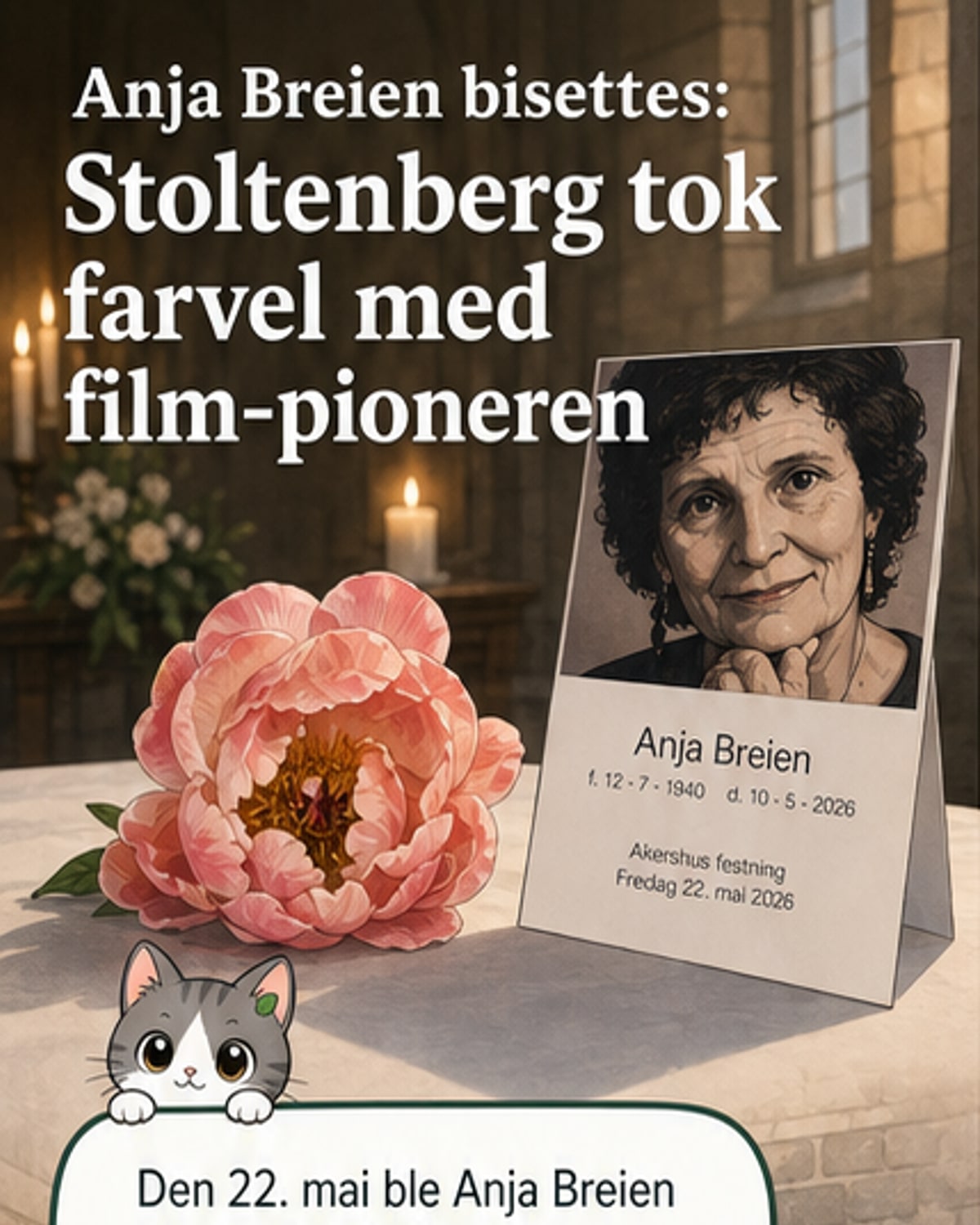 Anja Breien bisatt i Oslo