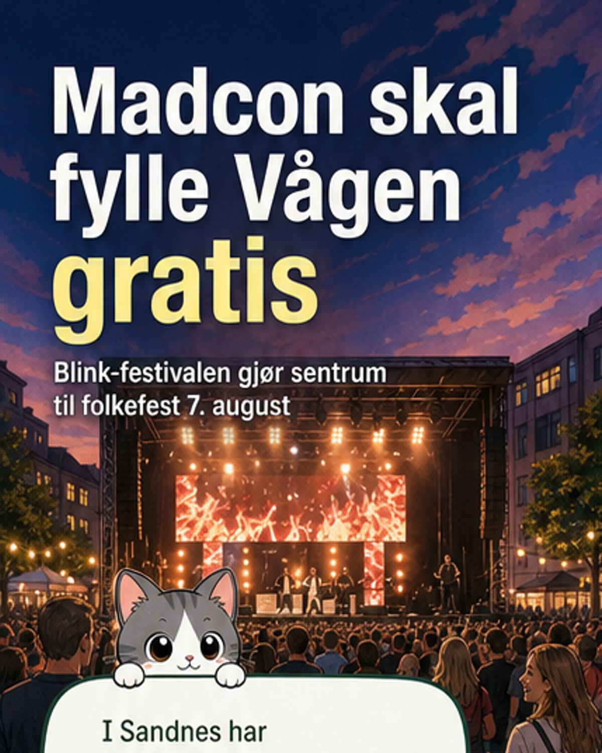 Madcon spiller gratis på Blink