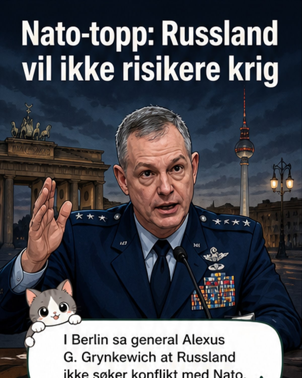 Nato: Russland søker ikke krig