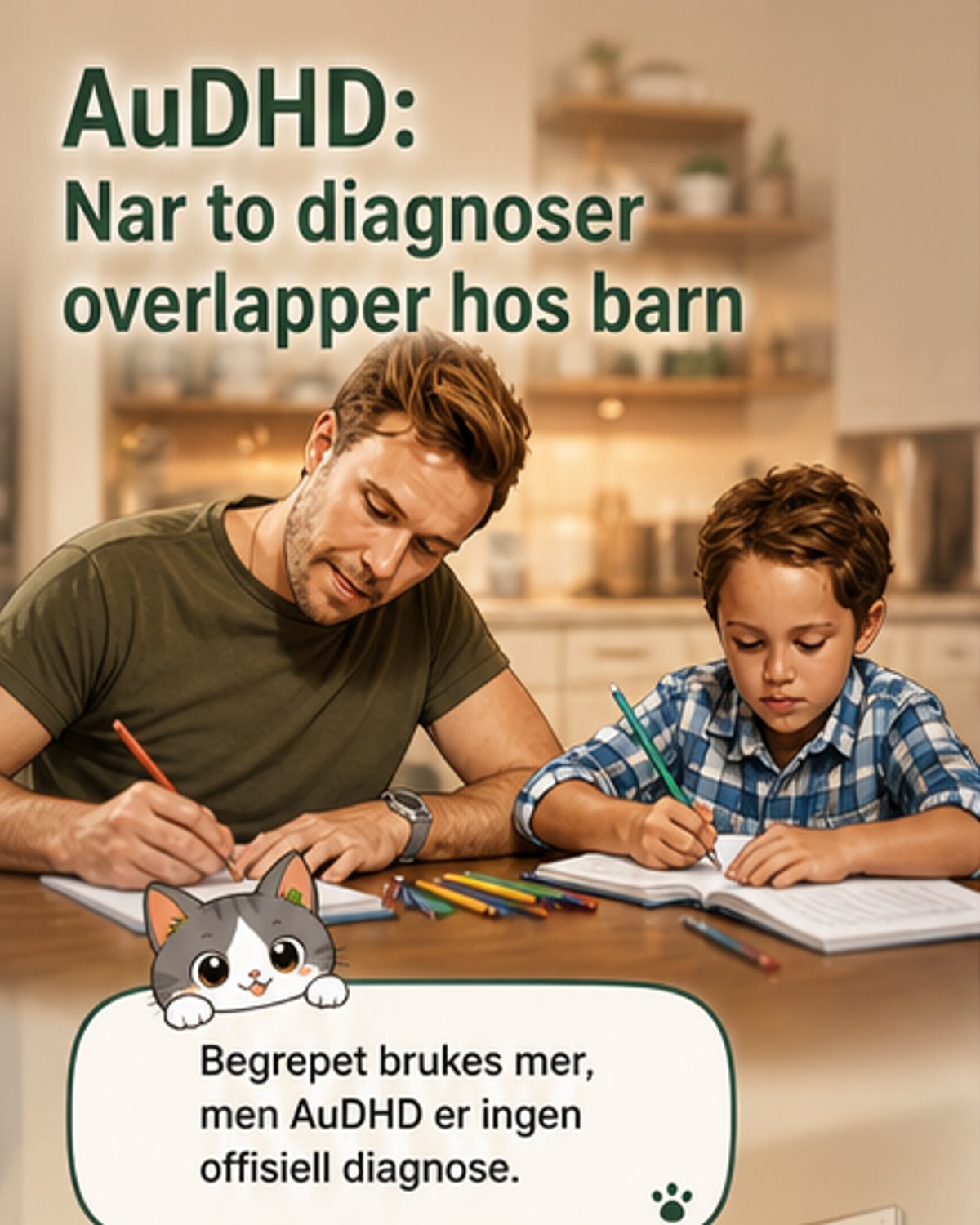 Når barn har både autisme og ADHD