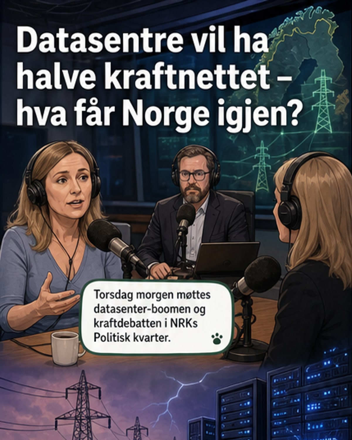 Norge i datasenter-rus: Hva får vi igjen?