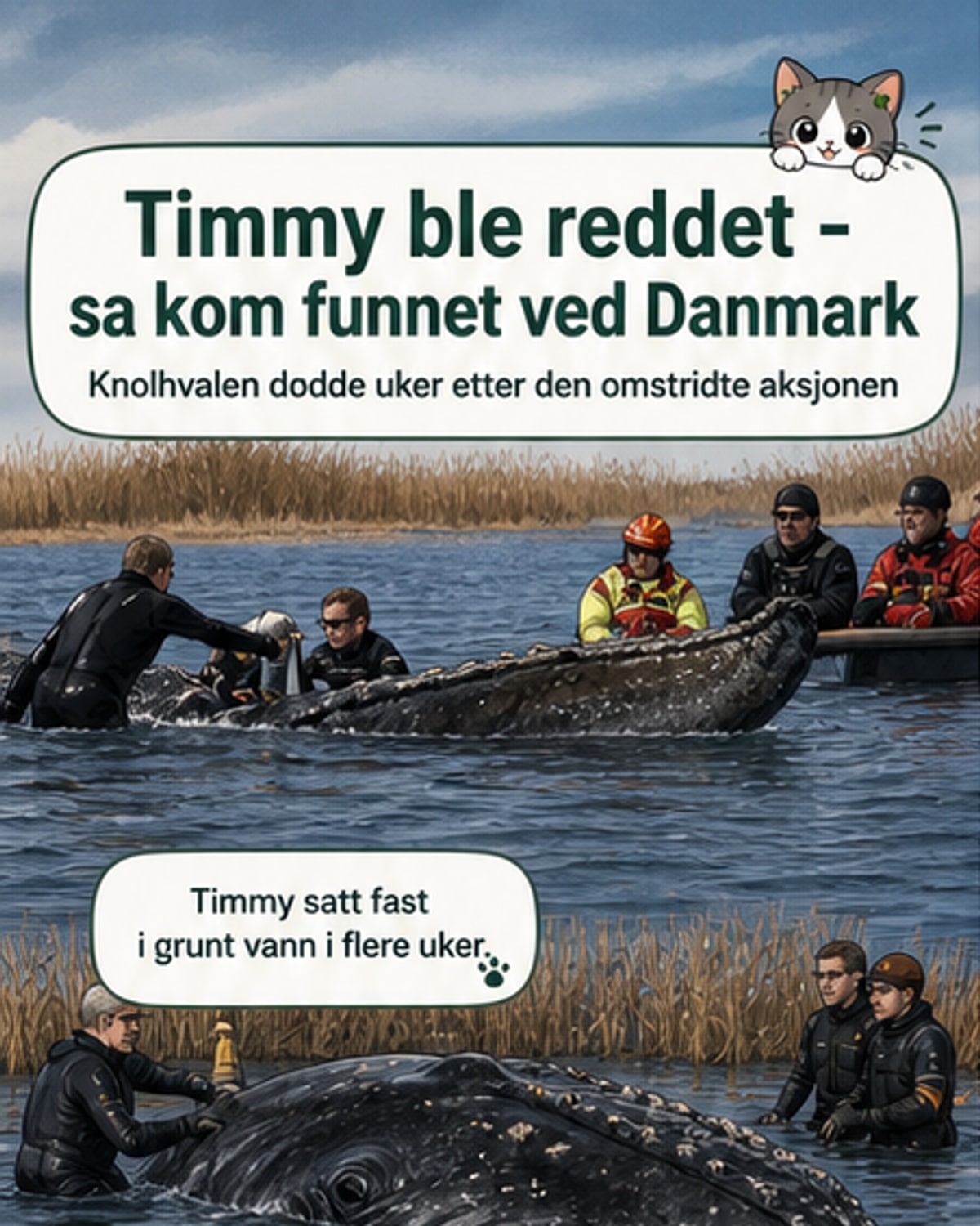 Knølhvalen Timmy funnet død